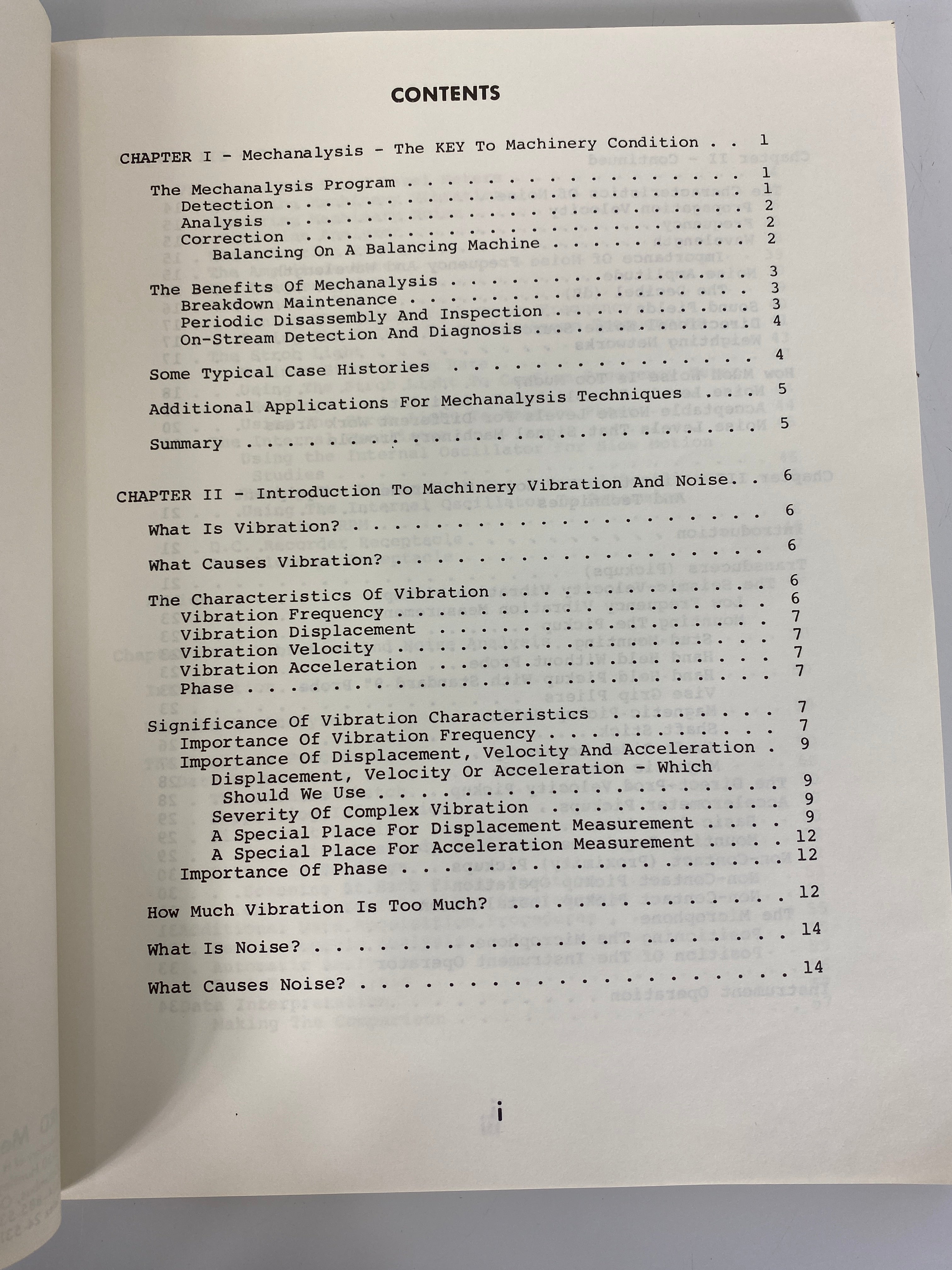 IRD Mechanalysis Audio-Visual Customer Training Instruction Manual 1975 SC