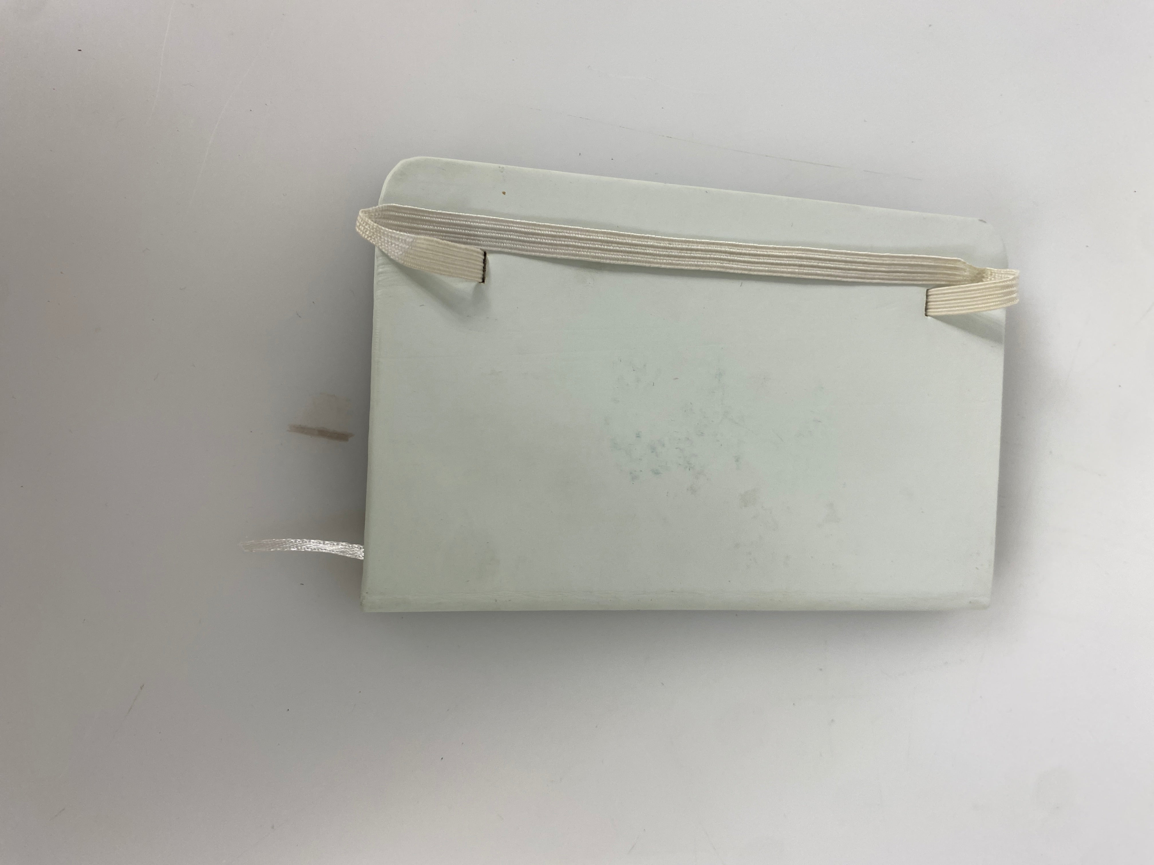 MSU White Logo Journal Notebook