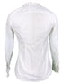 Ann Taylor White Ruffled Button Down Shirt Women's Size XS