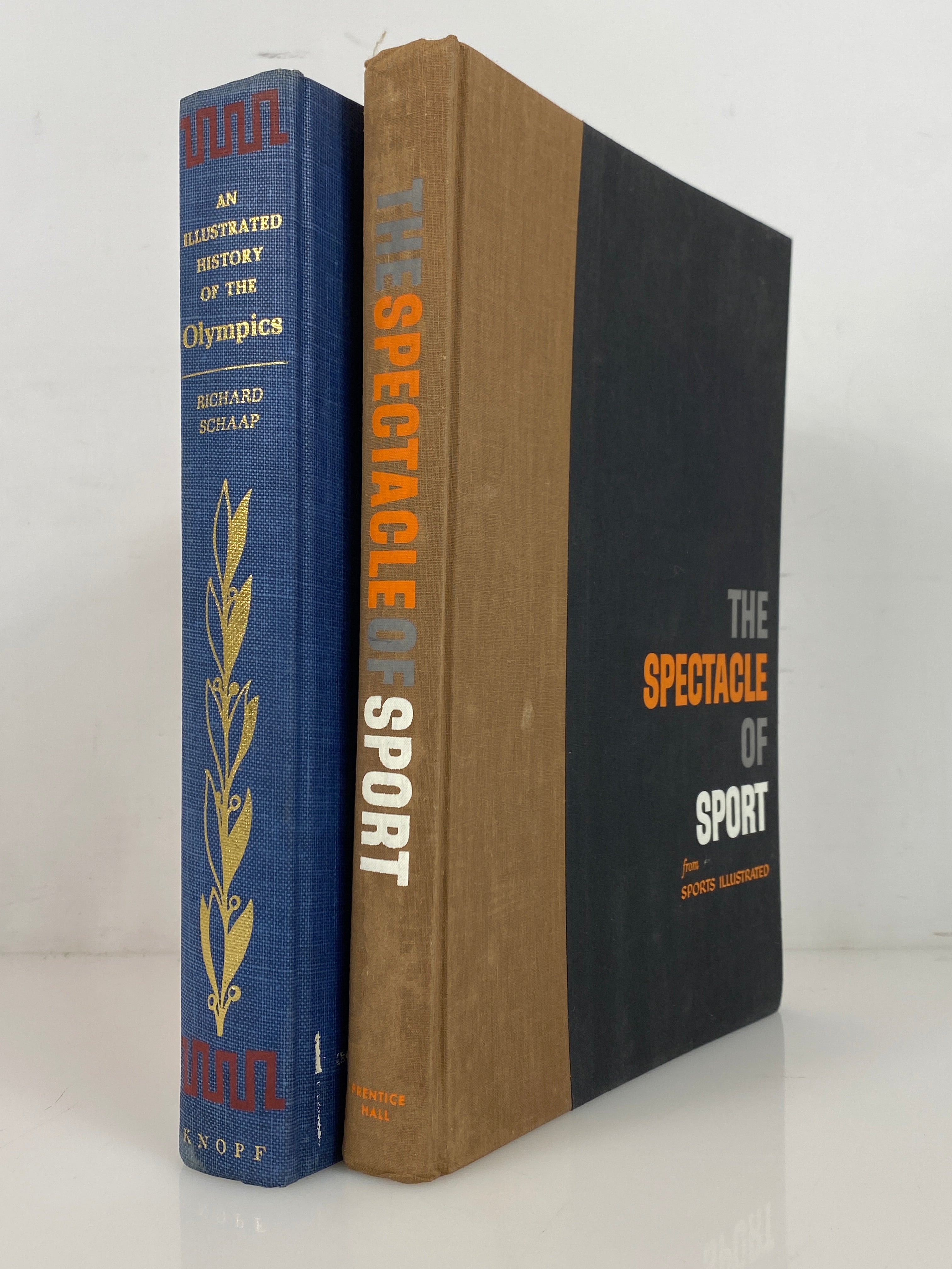 2 Vols: Illustrated History of the Olympics/The Spectacle of Sport 1957-63 HCDJ