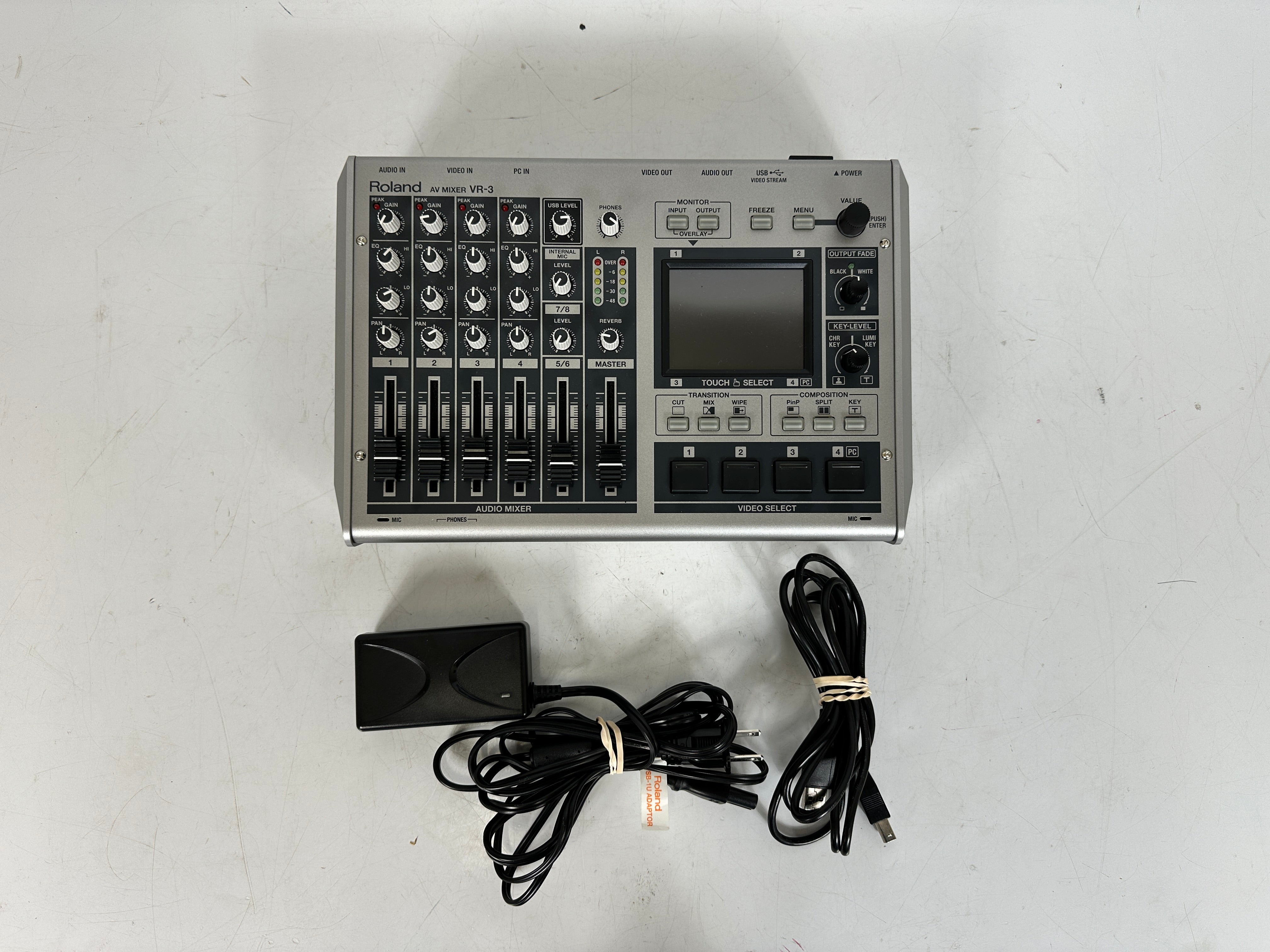 Roland AV Mixer VR-3 w/ SKB Waterproof Case