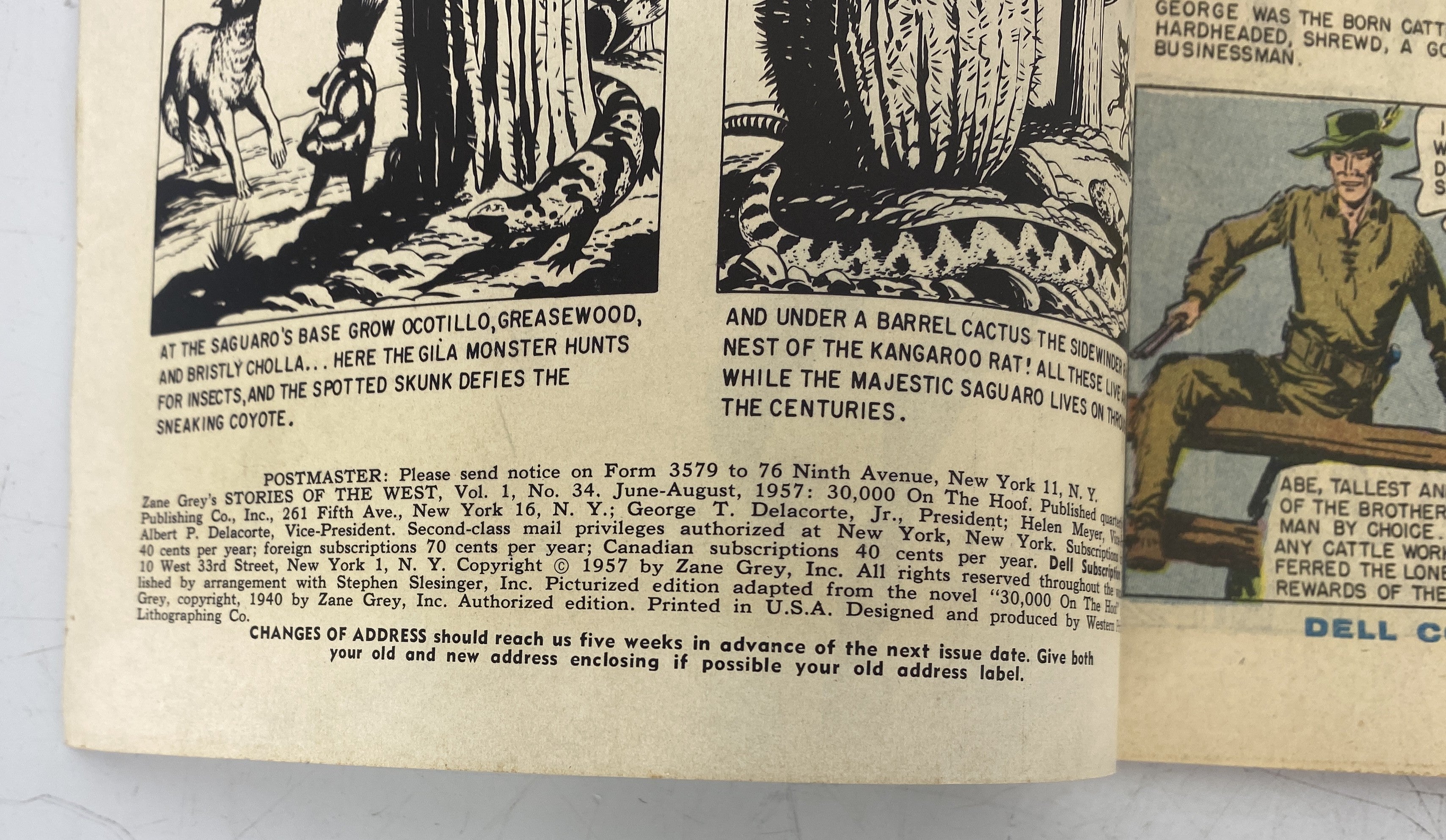 Dell Comic Zane Grey Stories of the West Lot of 5 (1955-1957)