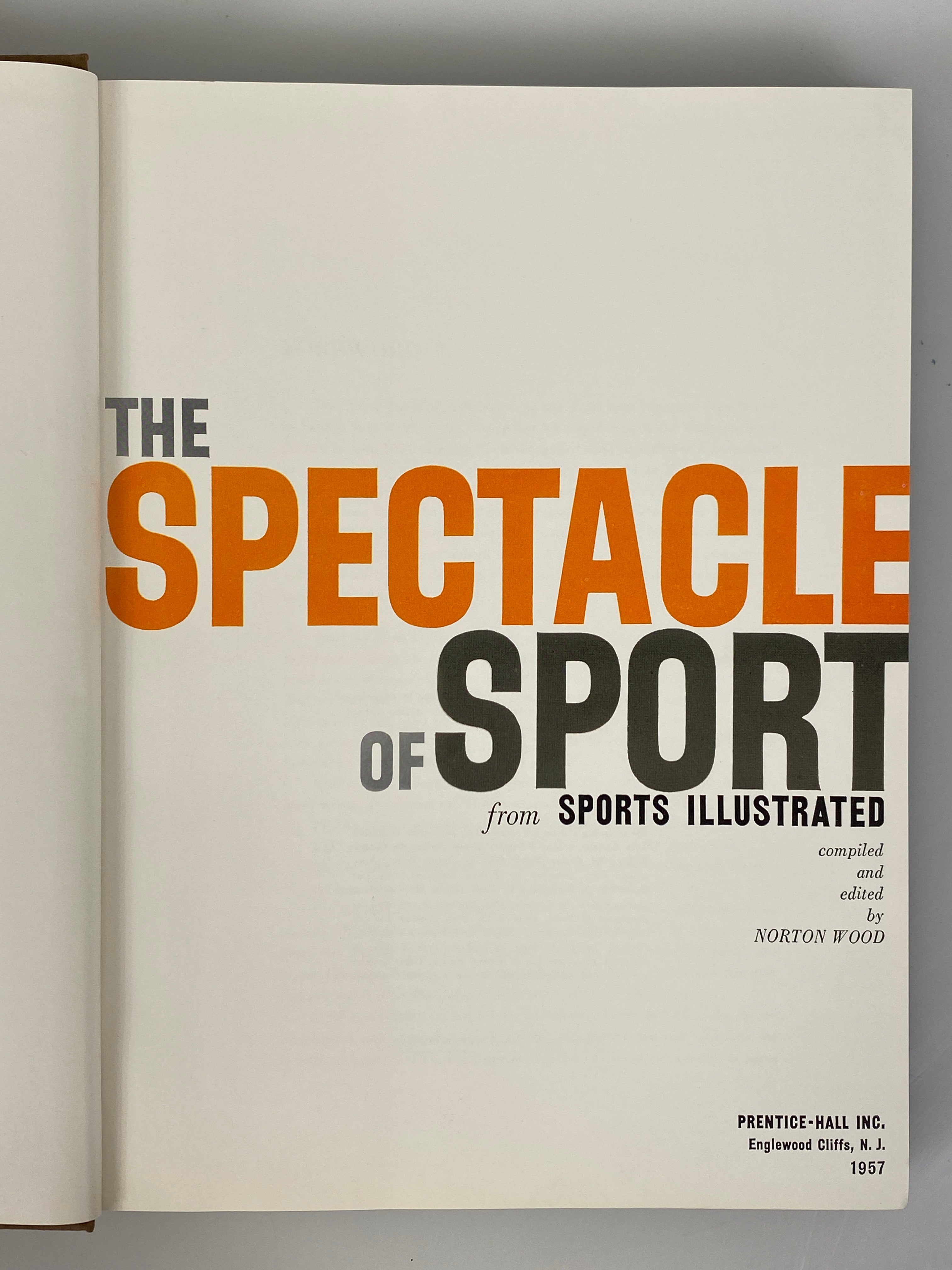 2 Vols: Illustrated History of the Olympics/The Spectacle of Sport 1957-63 HCDJ