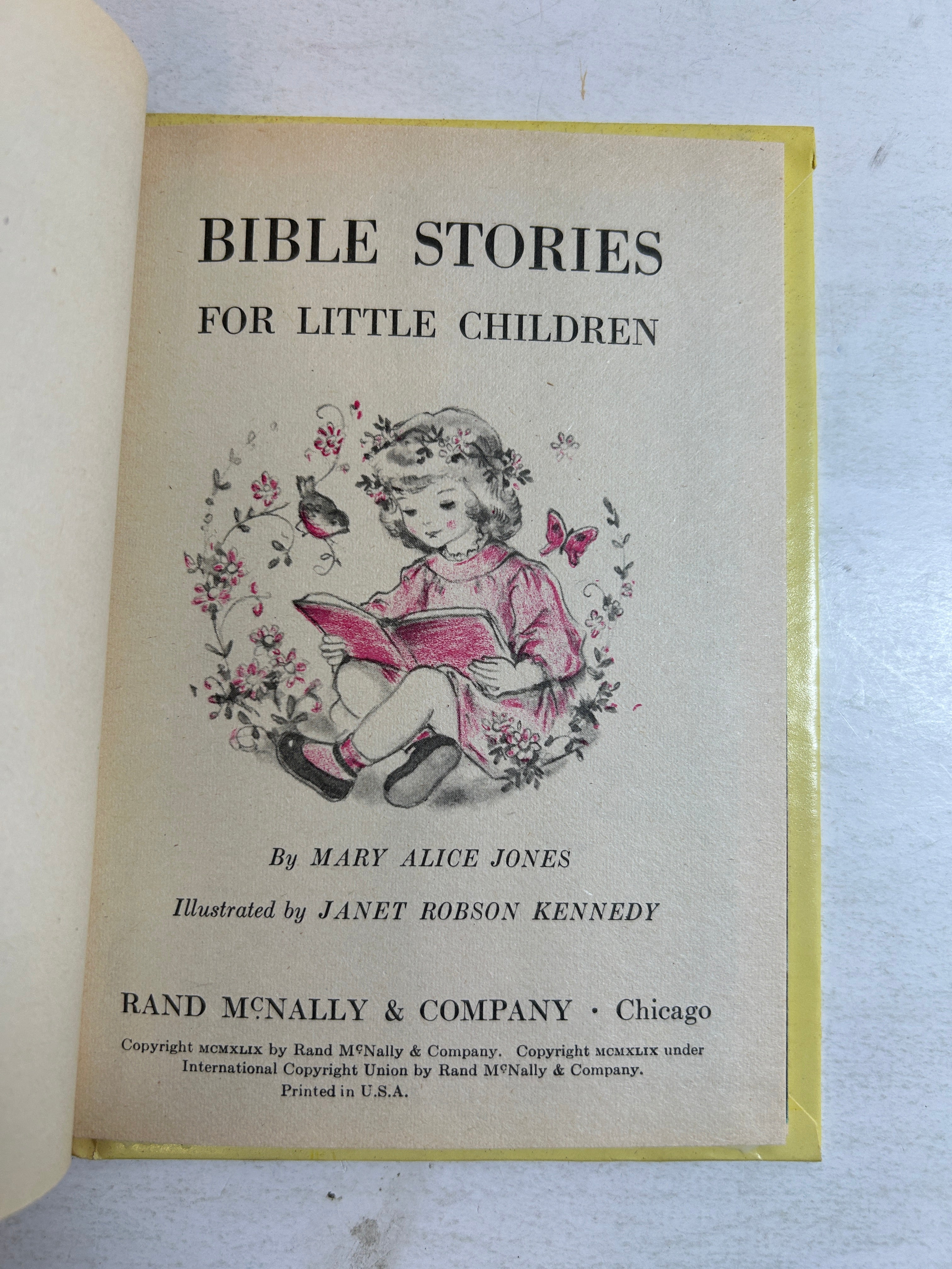 Lot of 12 Rand McNally 1st Religious Books by Dr Mary Alice Jones 1949-1967 HC