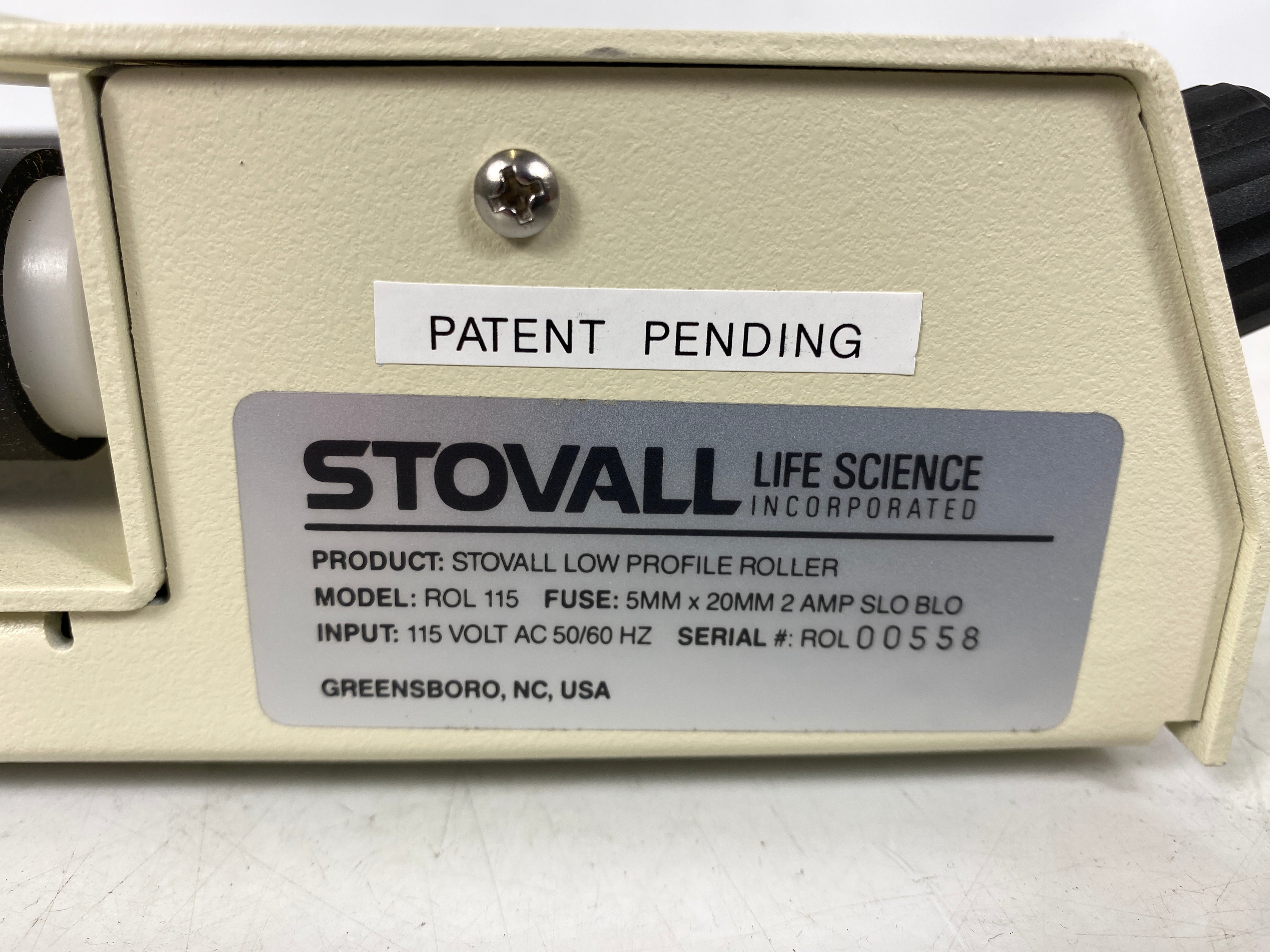 Stovall Low Profile Roller Model Rol 115