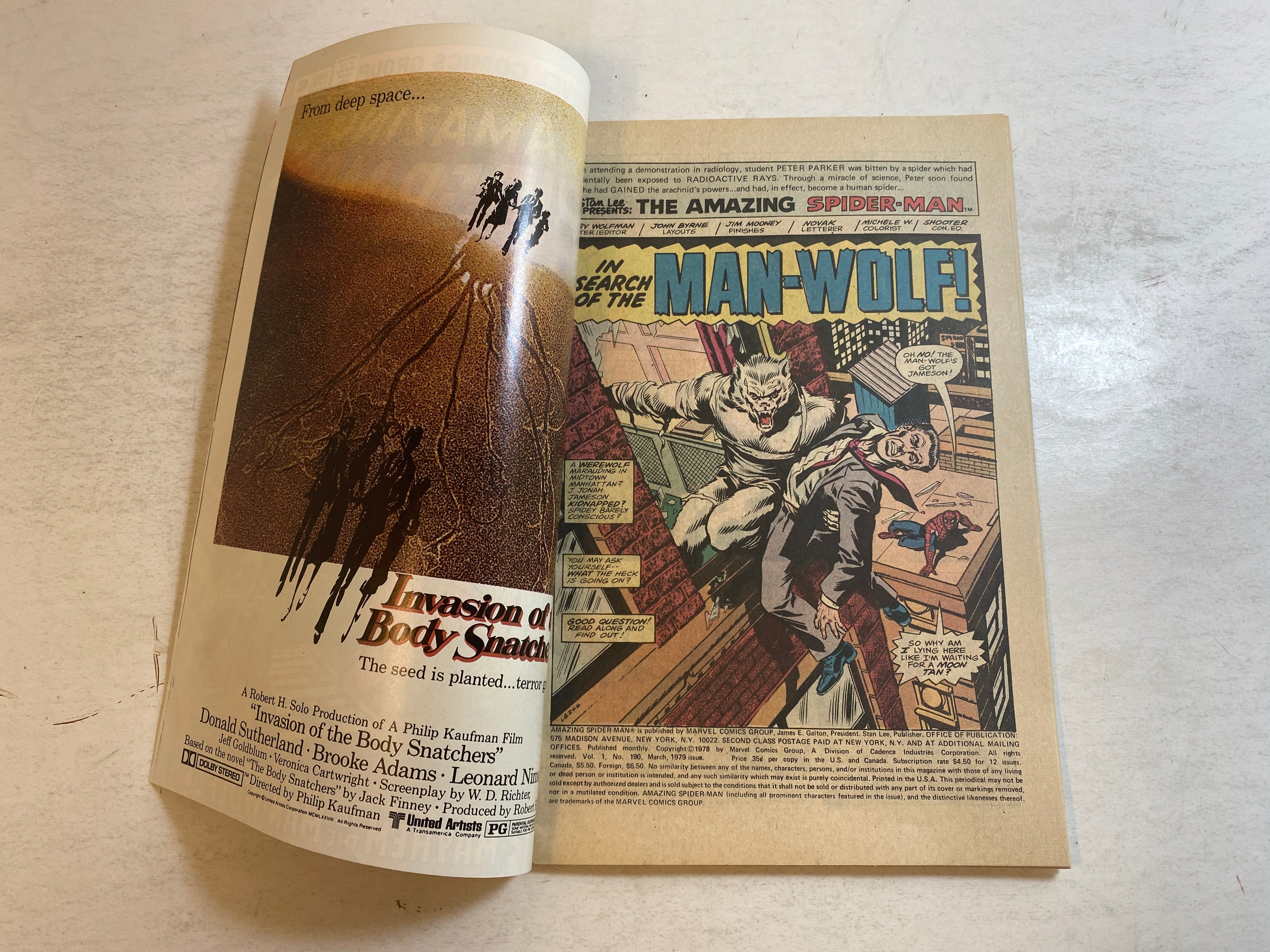 Amazing Spider-Man #190 Marvel Comic 1979