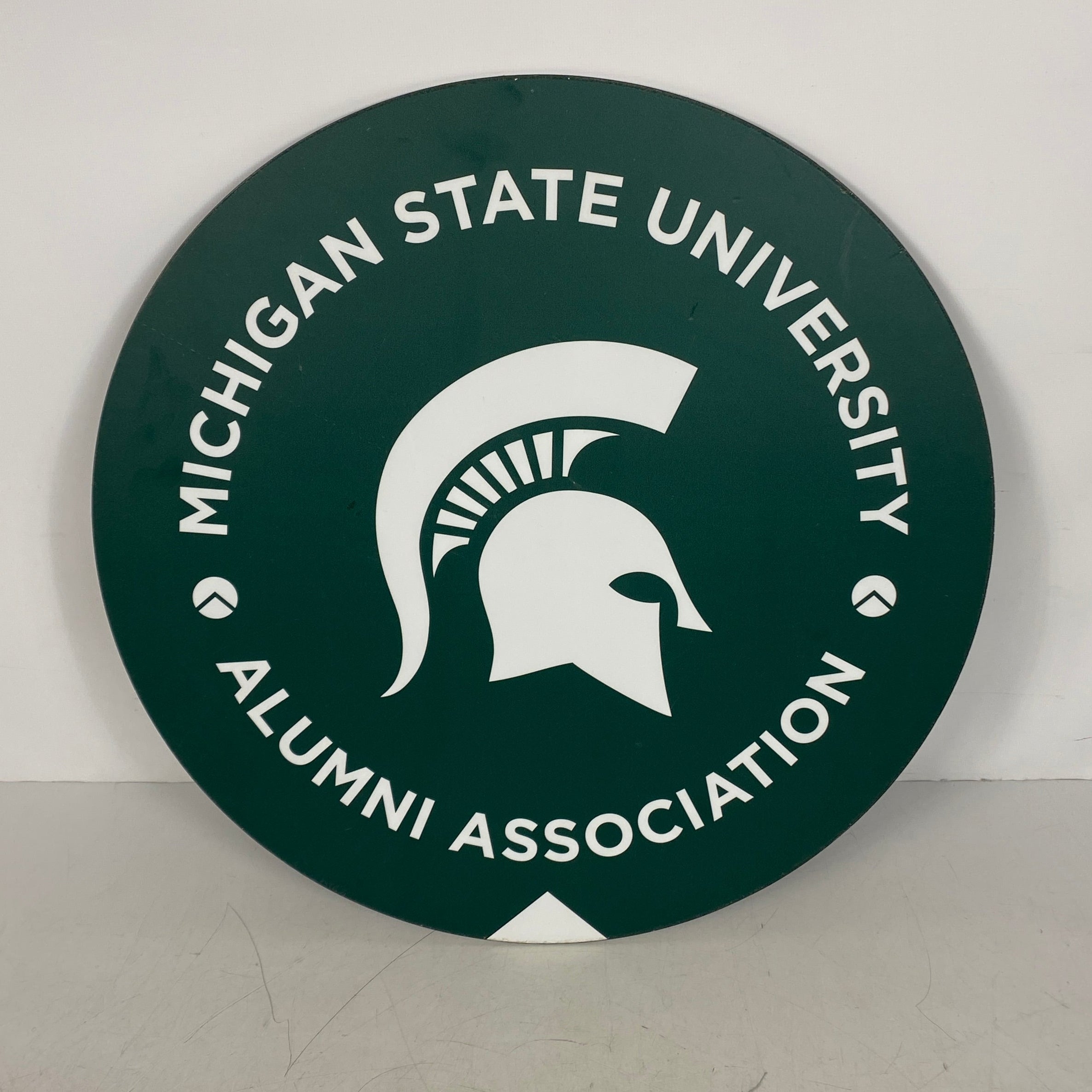 Michigan State University Alumni Association Circular Sign