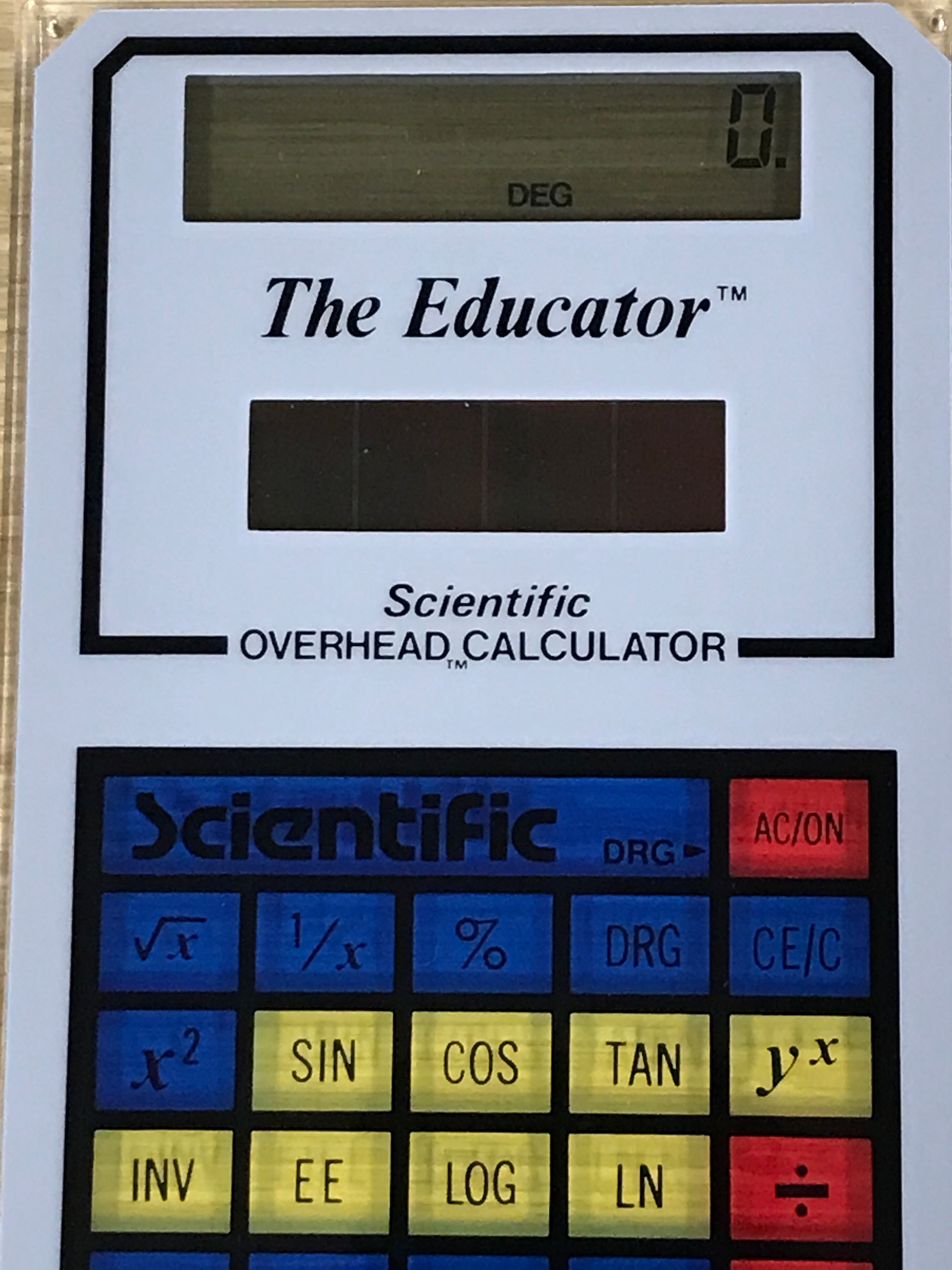 Pair of Educator Scientific Overhead Calculators TI-30X II