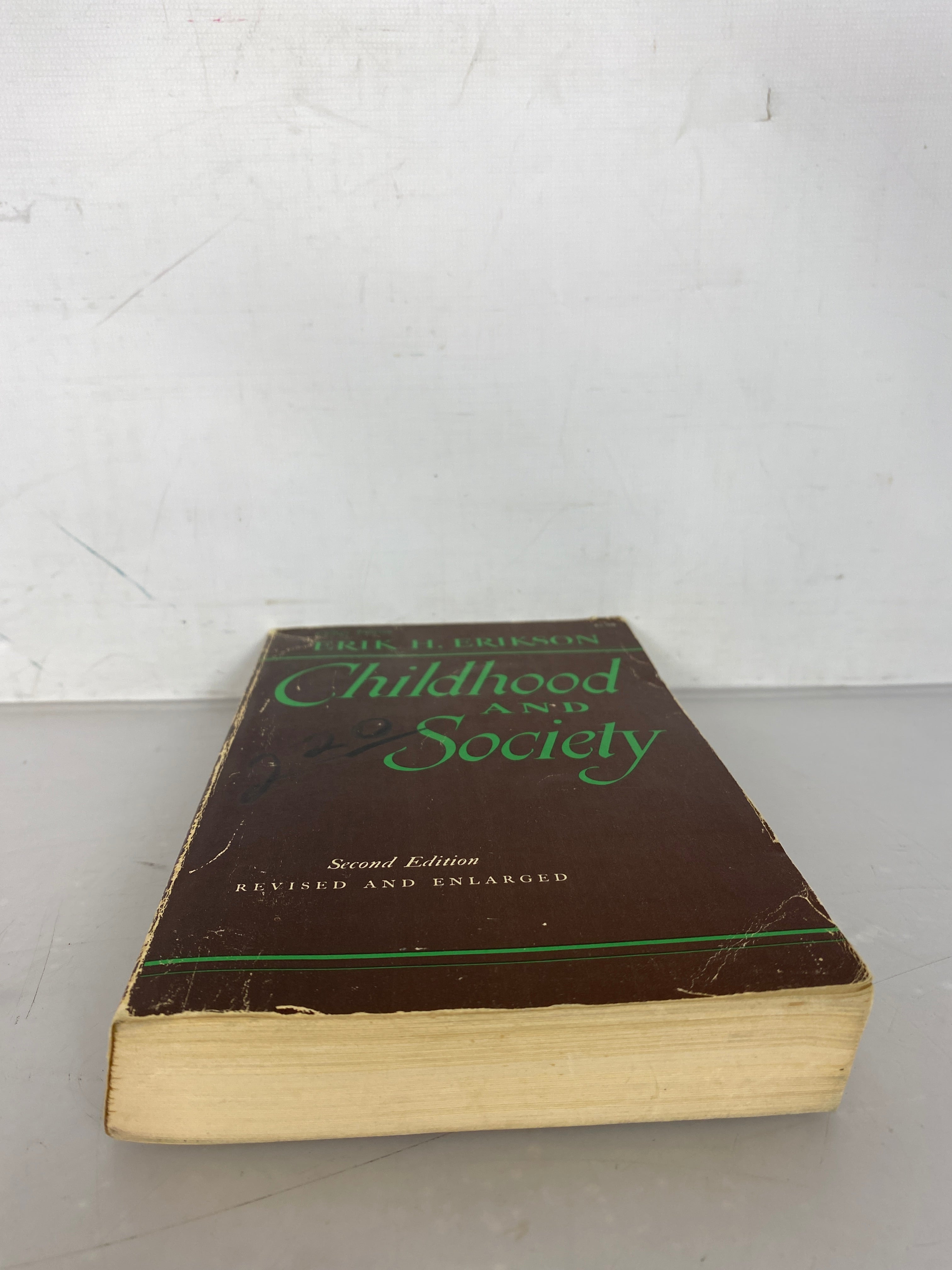 Lot of 2 Childhood and Society/Origins of Intellect Piaget's Theory 1963-1969 SC