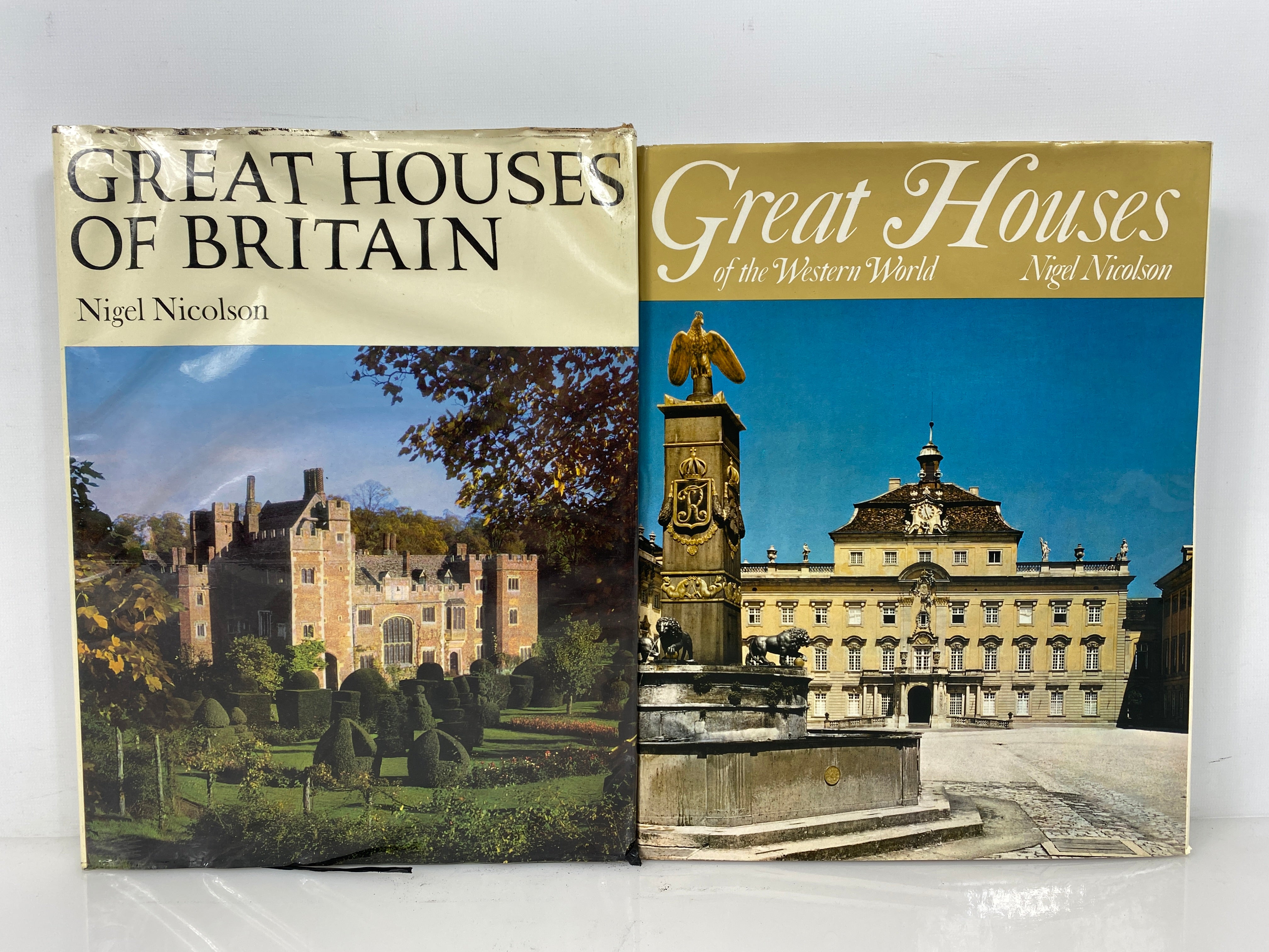 2 Nigel Nicolson: Great Houses of Britain/the Western World 1968 HC DJ