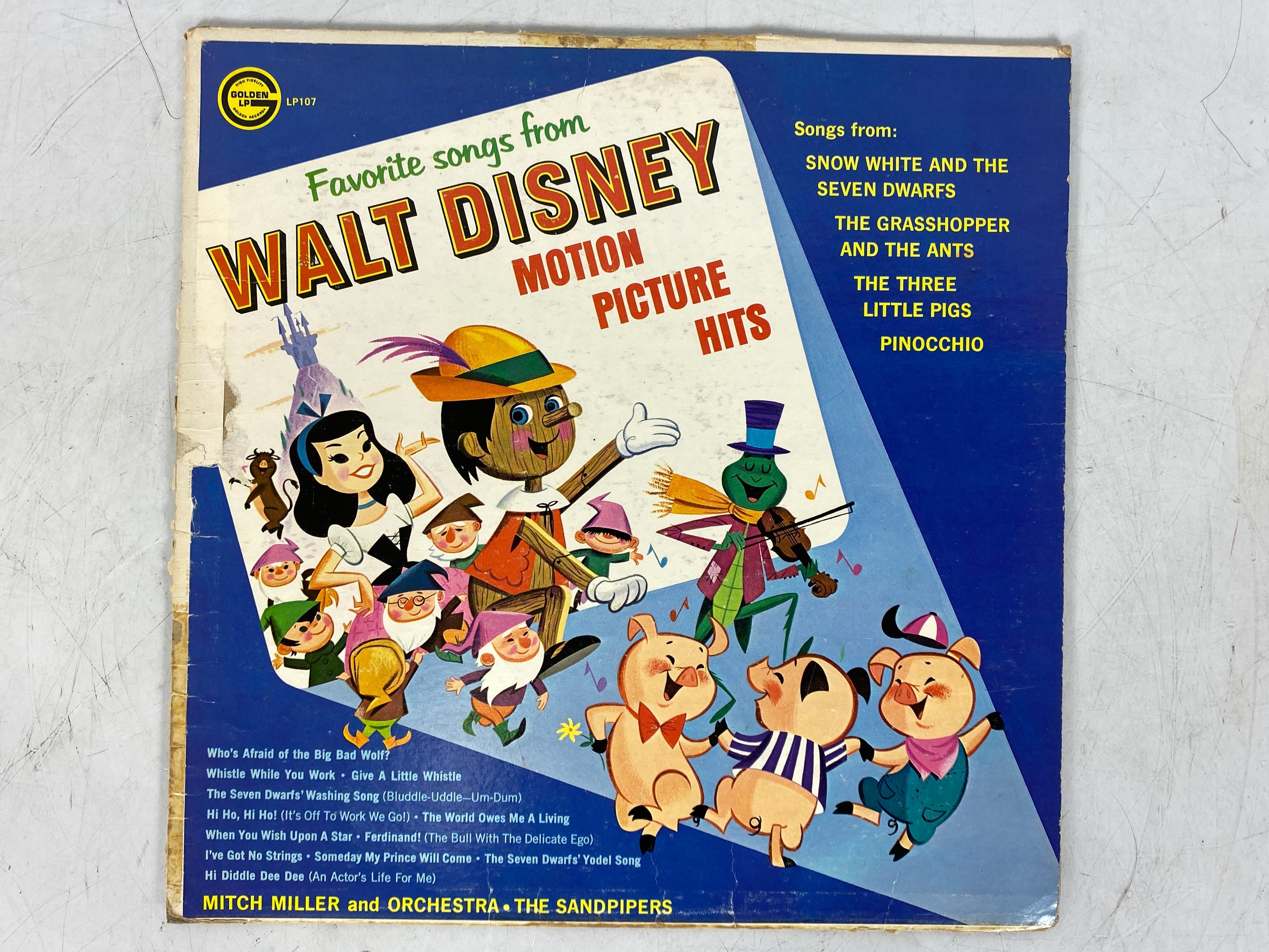 Walt Disney Motion Picture Hits (Vinyl Record)