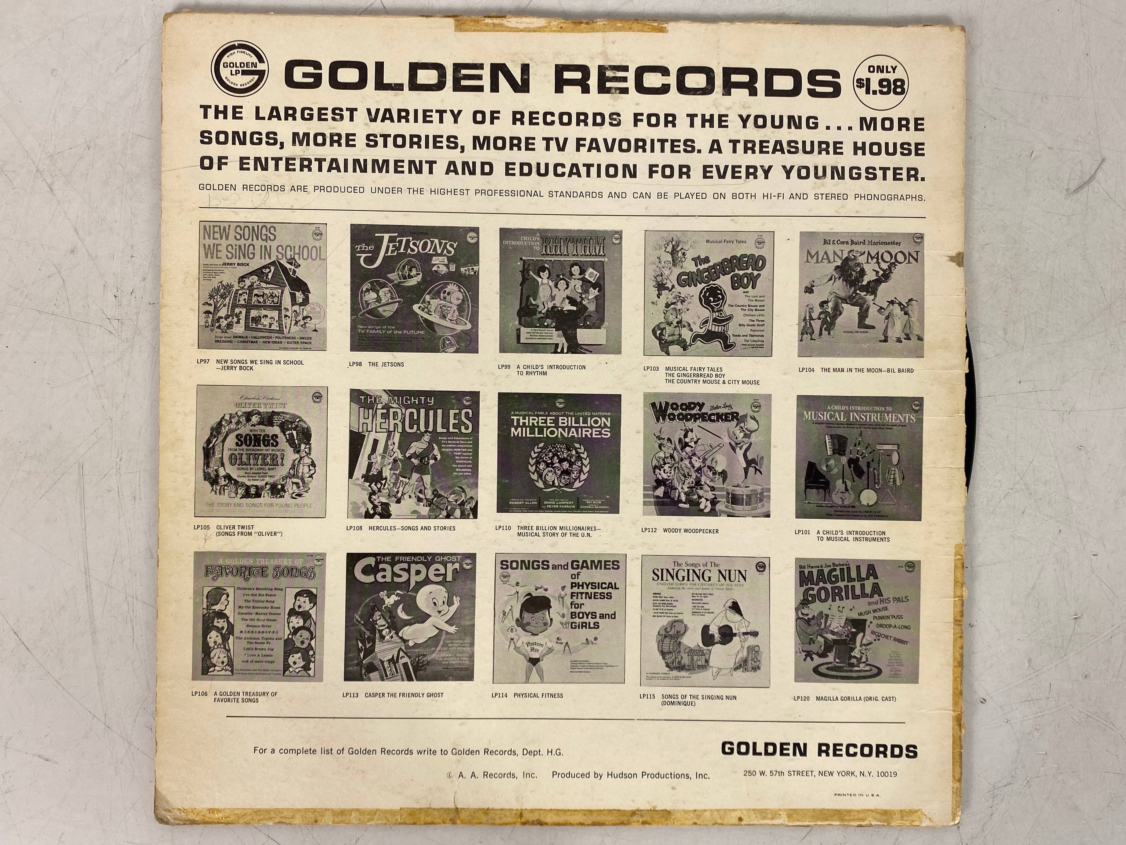 Walt Disney Motion Picture Hits (Vinyl Record)