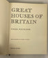 2 Nigel Nicolson: Great Houses of Britain/the Western World 1968 HC DJ