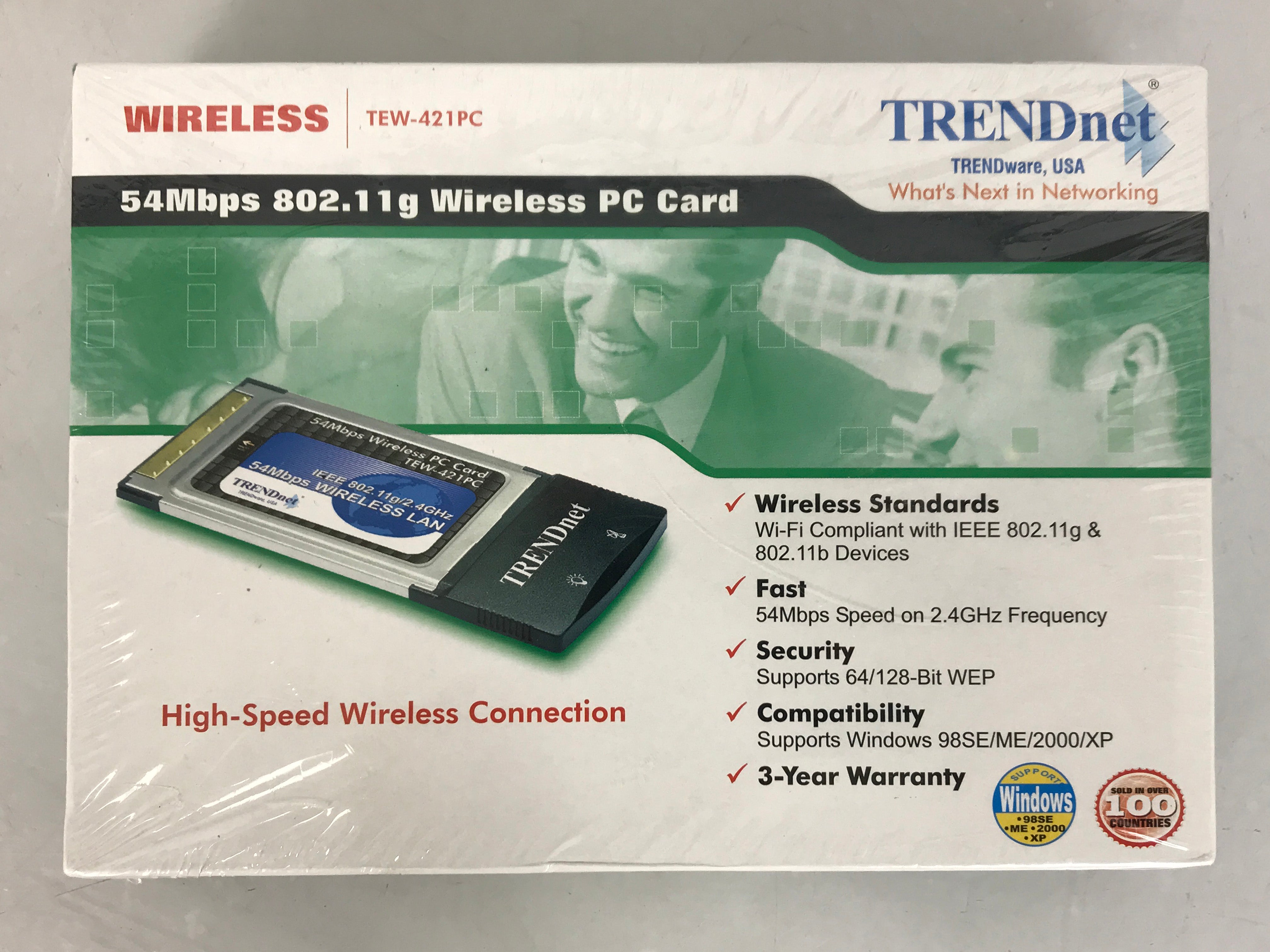 TRENDnet TEW-421PC 802.11g Wireless PC Card