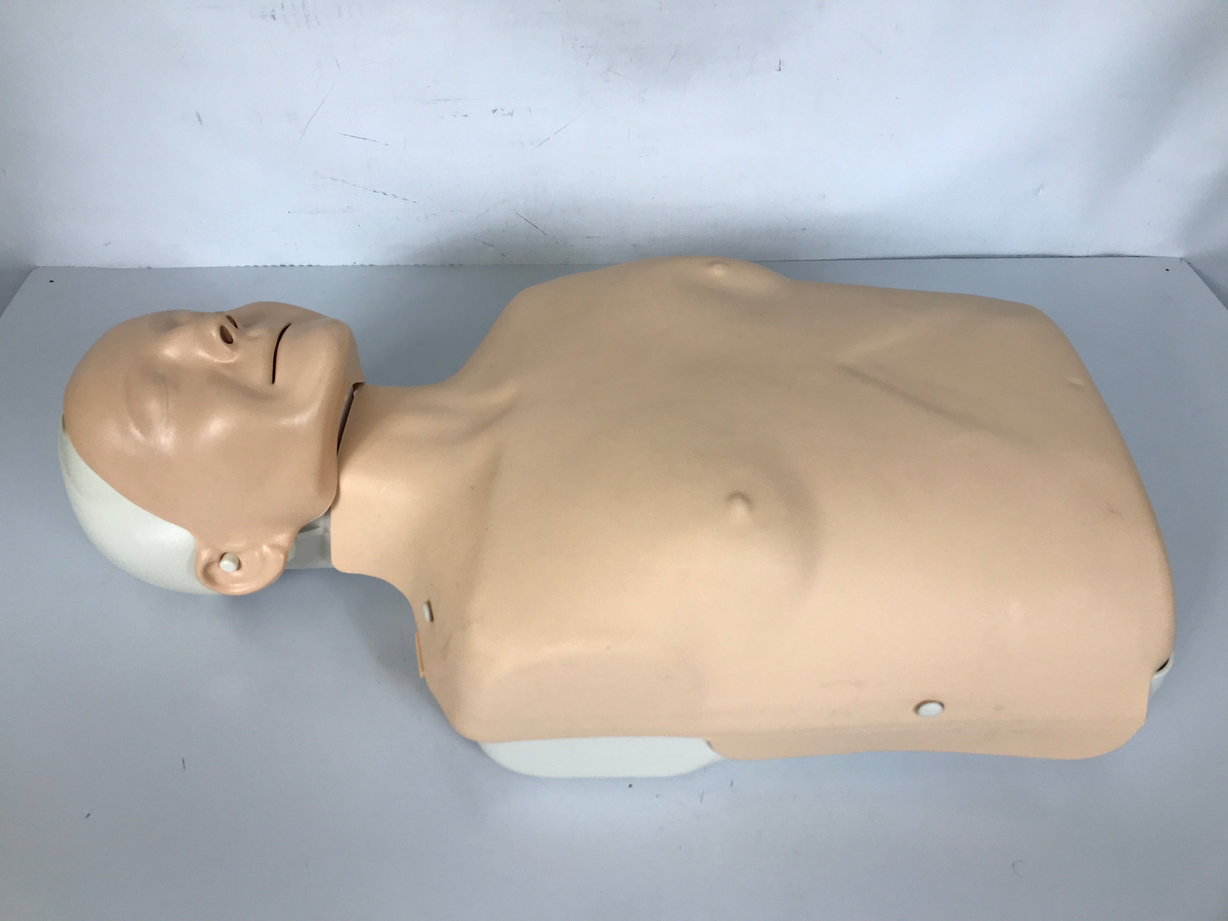 4 Laerdal Little Anne CPR Training Adult Torso Manikins with Bag and Extras