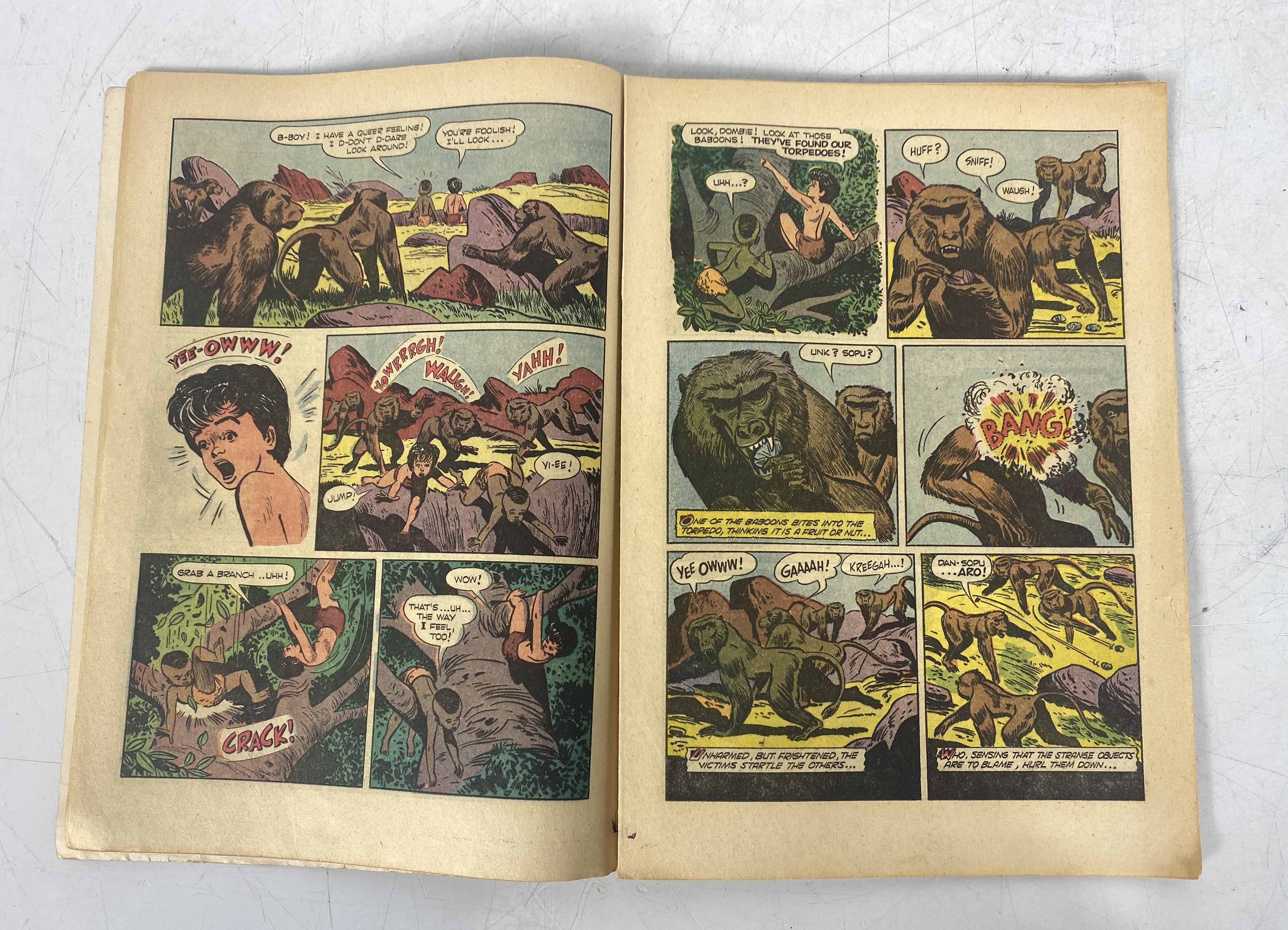 Dell Comics Lot of 4 Tarzan Comics 1954-1957