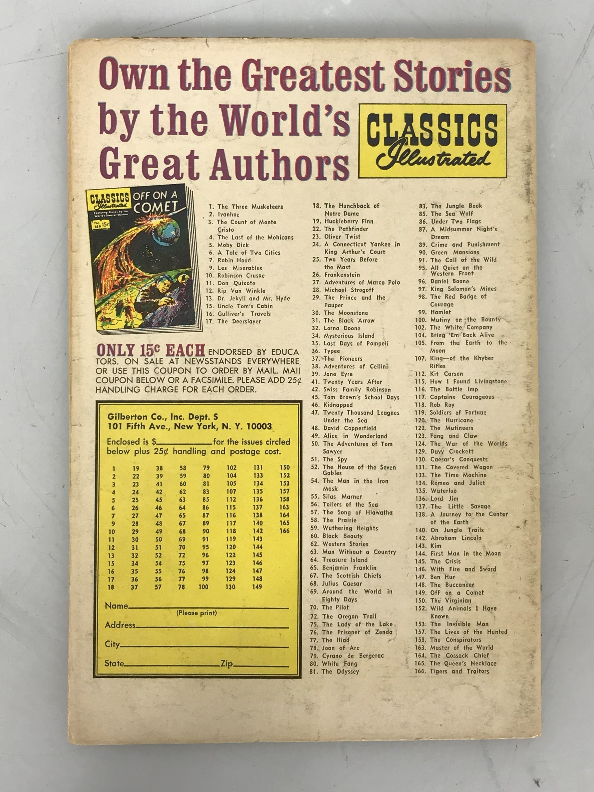 Classics Illustrated 46 1967