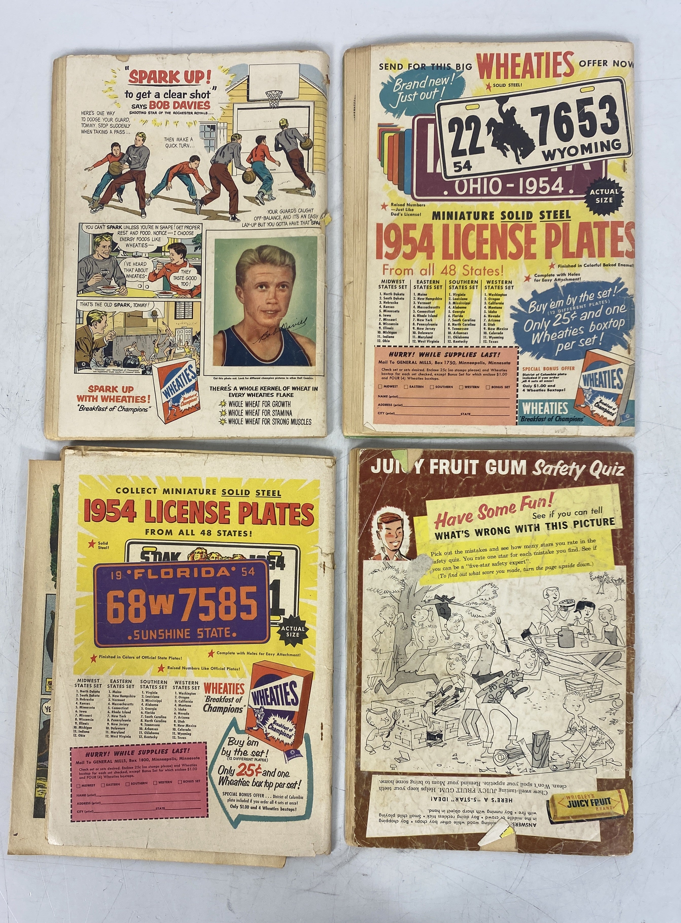Dell Comics Lot of 4 Tarzan Comics 1954-1957