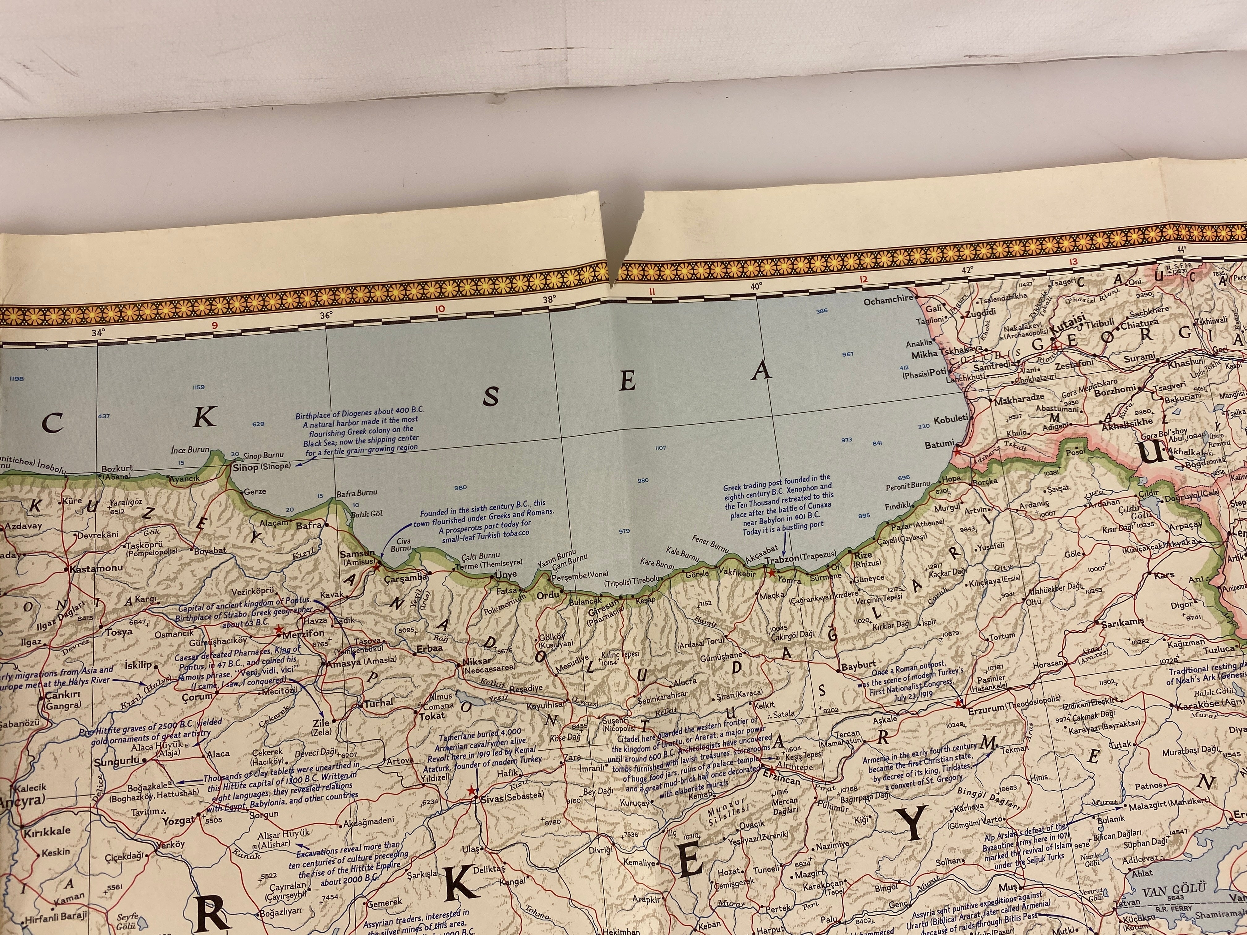 Lot of Nat Geo Maps: Holy Land/Jerusalem/Conflict in the Middle East/Bible Lands