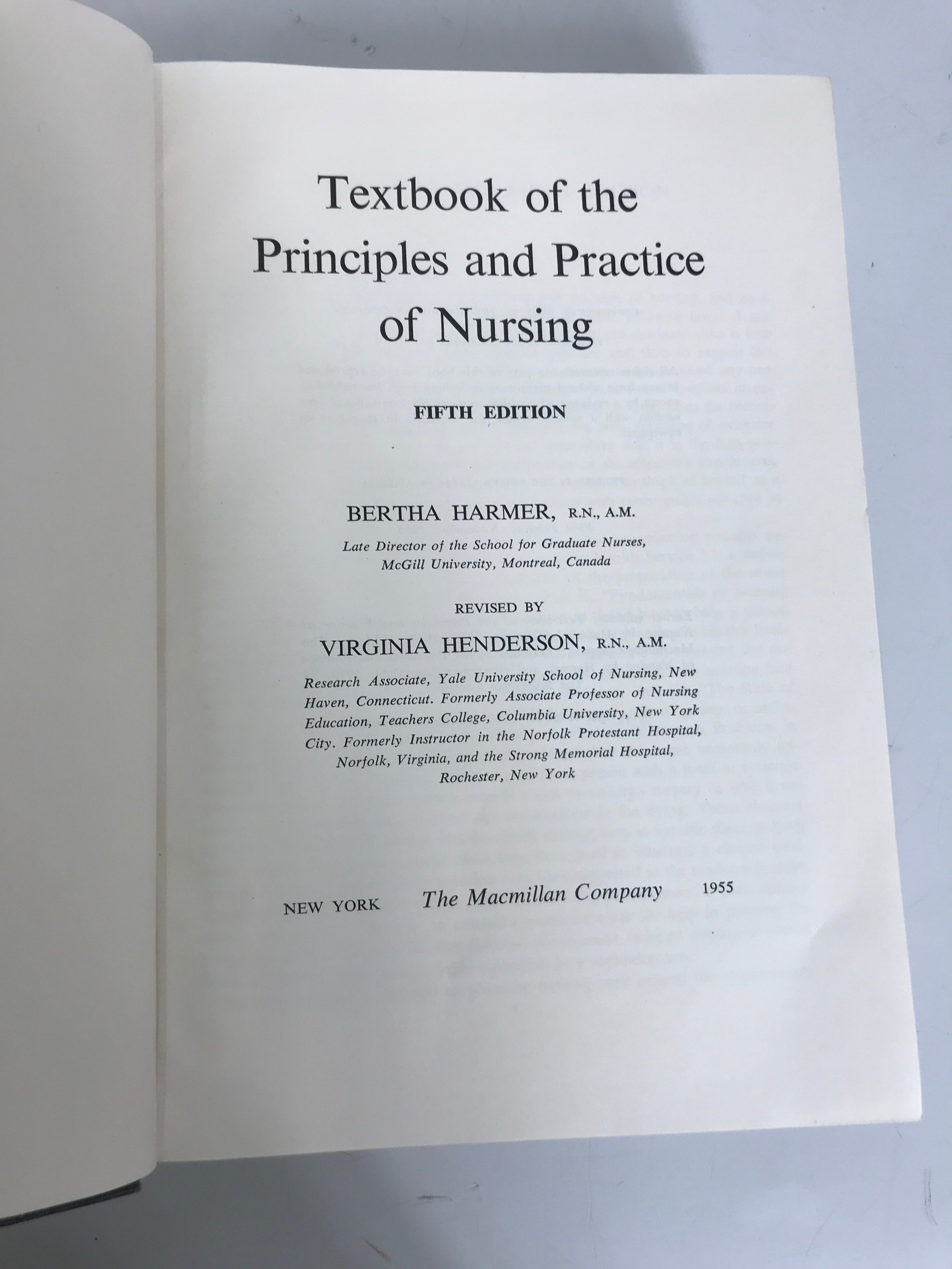 Lot of 2: Simplified Nursing/Principles & Practice of Nursing 1955-56 HC