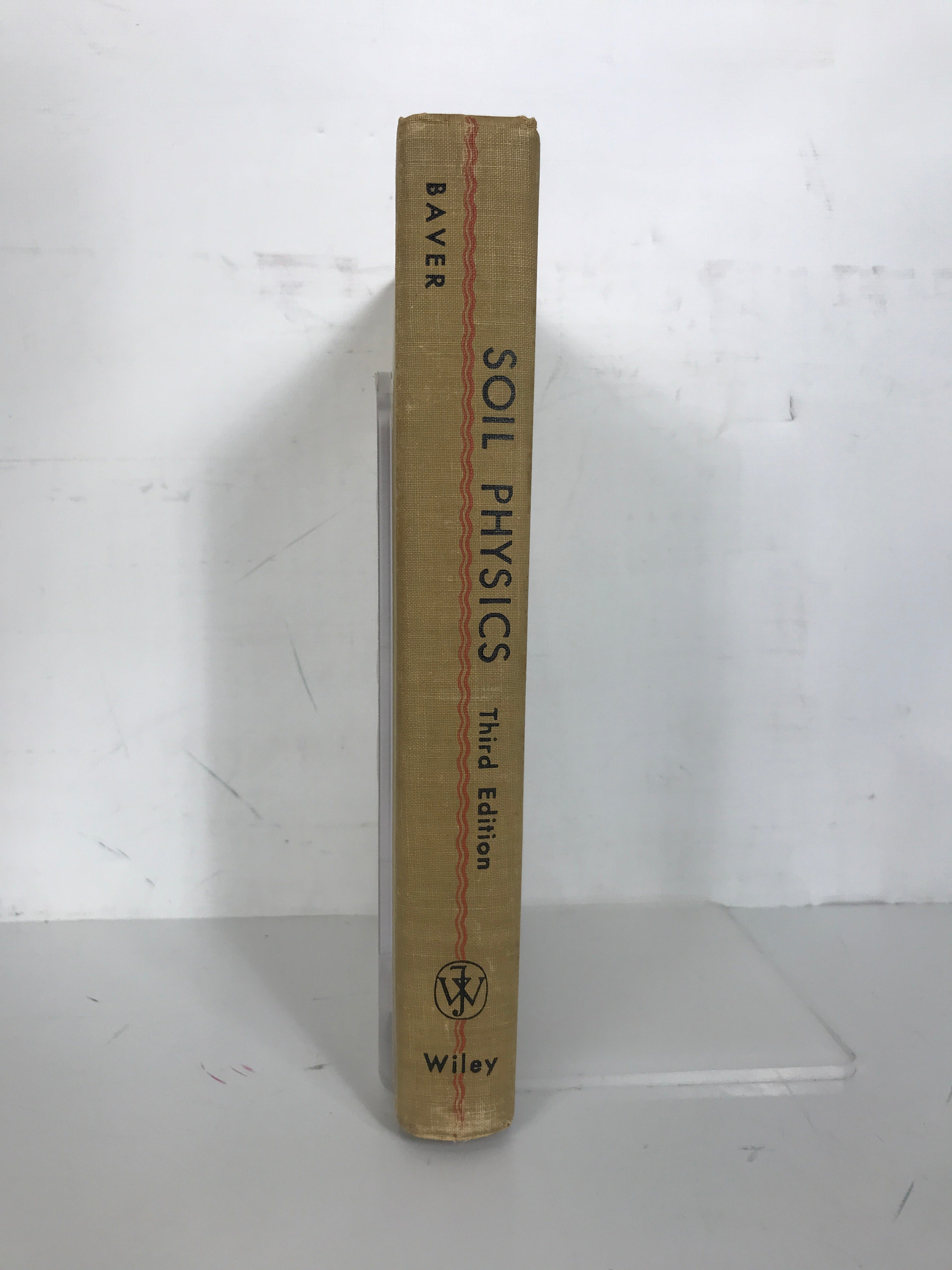 Soil Physics L.D. Baver 1956 Third Edition HC