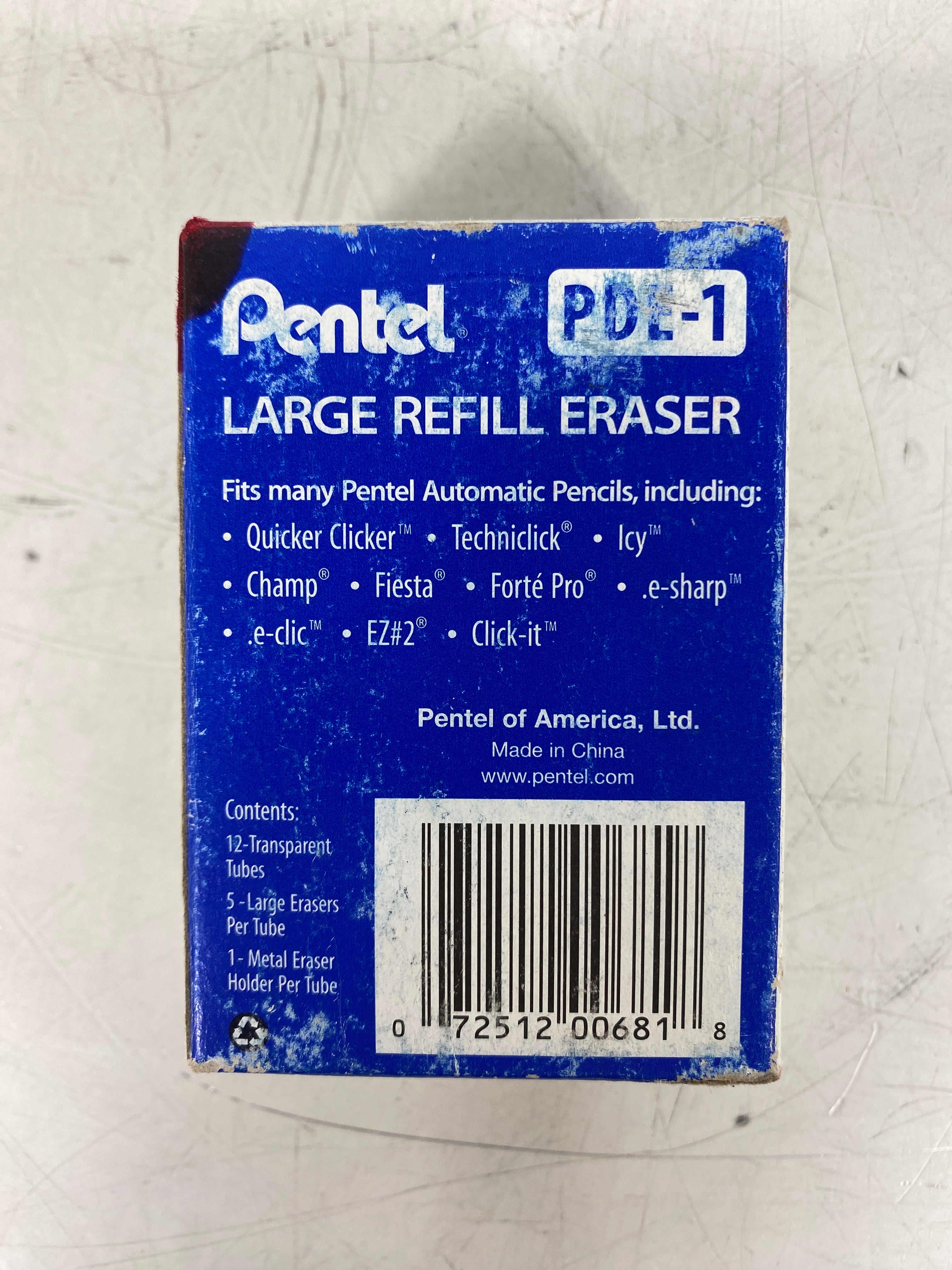 Pentel PDE-1 Large Refill Erasers Pack