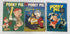 Dell Comics Lot of 3 Porky Pig 1950, 1955, & 1957