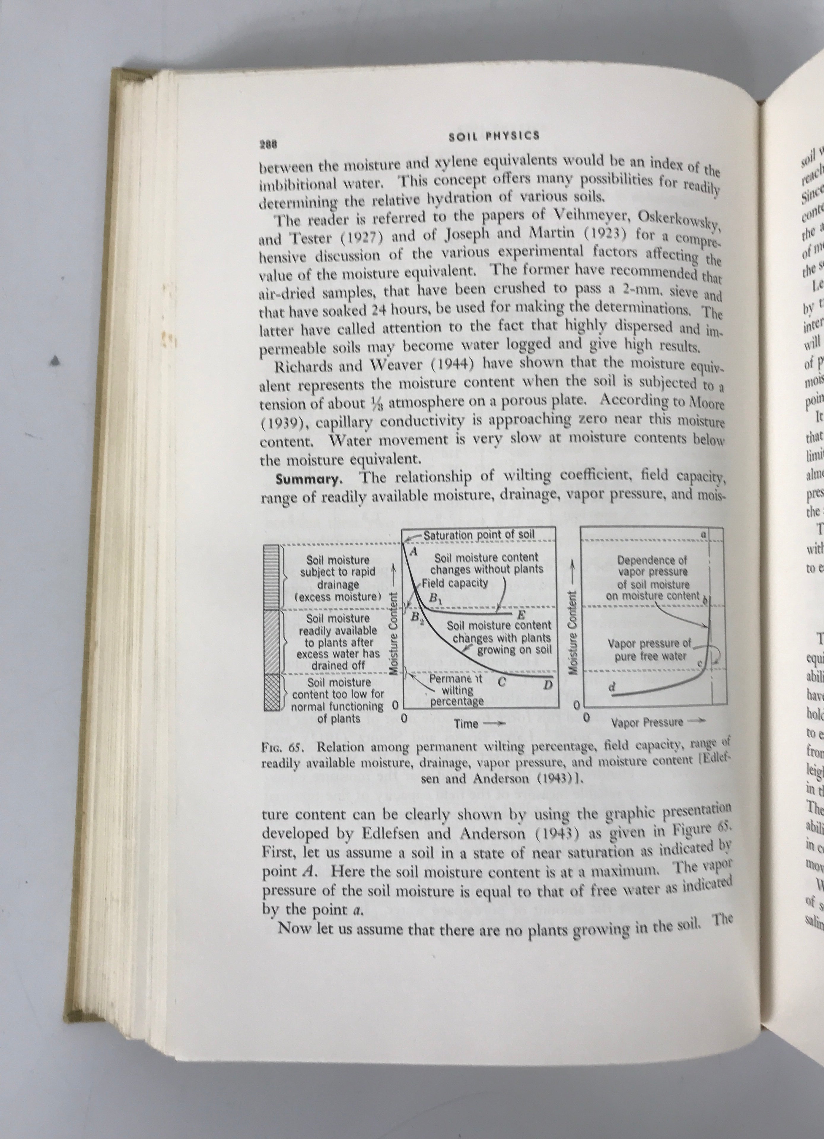 Soil Physics L.D. Baver 1956 Third Edition HC