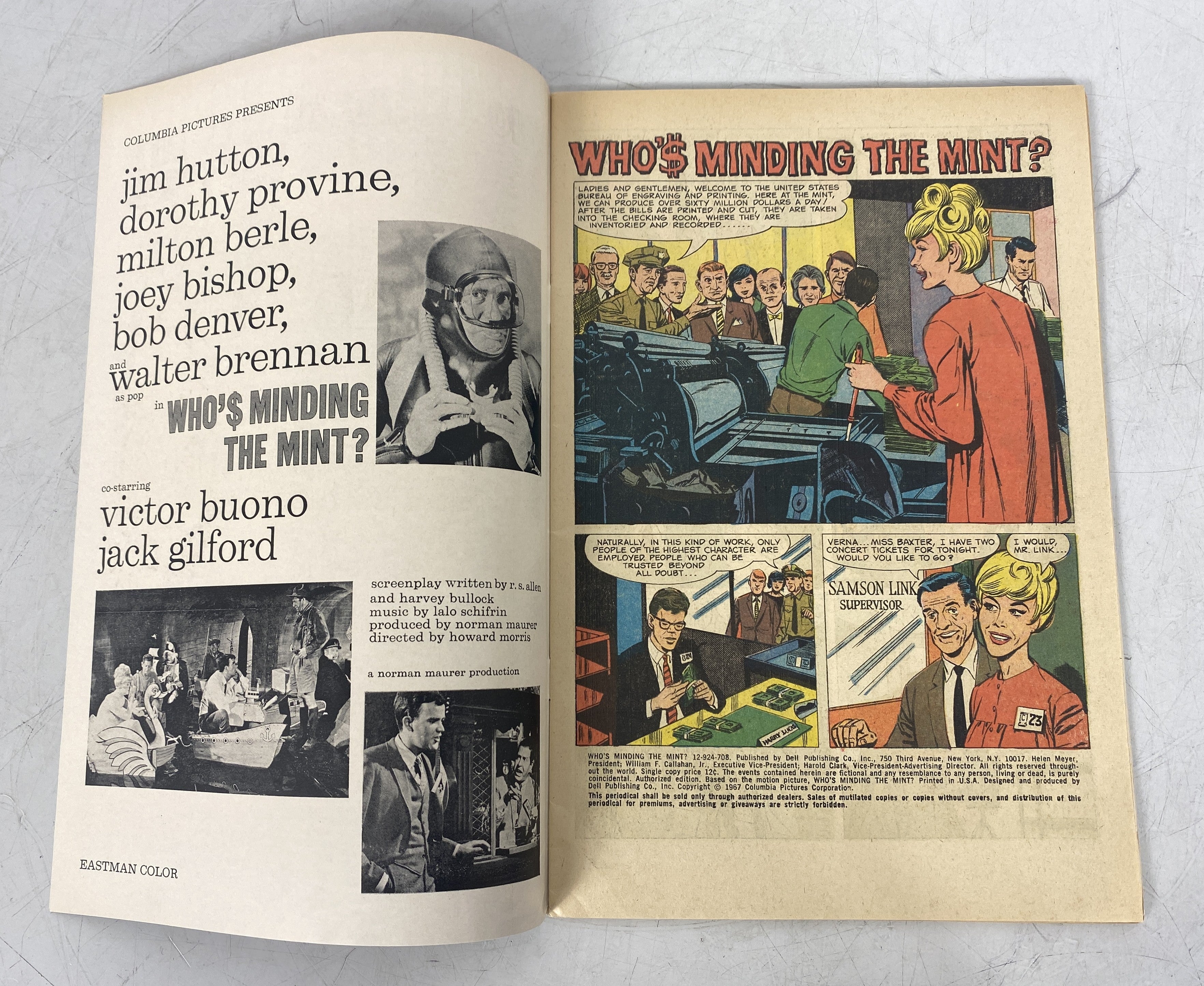 Who's Minding the Mint? Dell Comics Movie Classics 1967