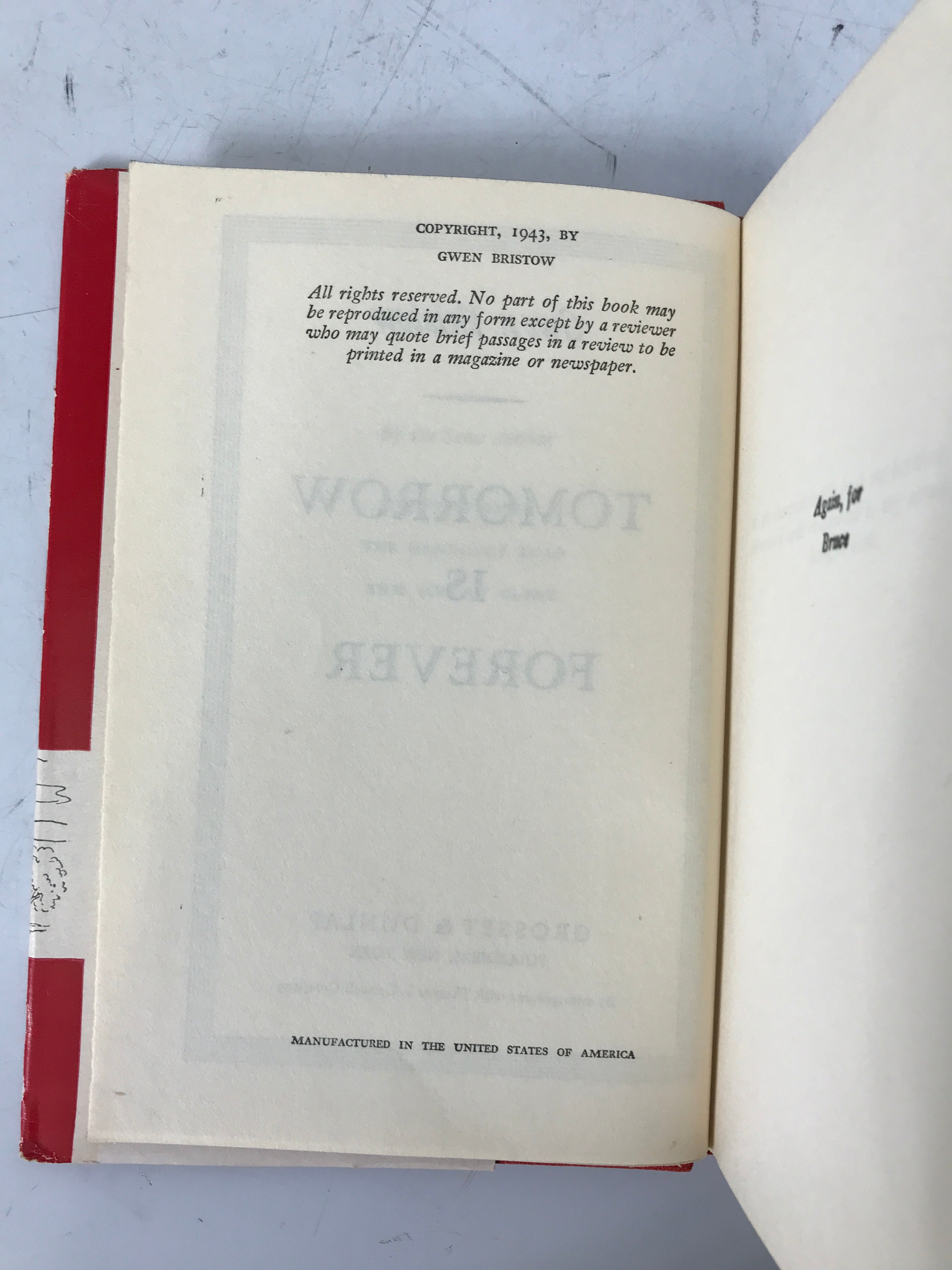 3 Vtg Fiction: Beloved Stranger/The Lone Ranger Rides North/Tomorrow is Forever