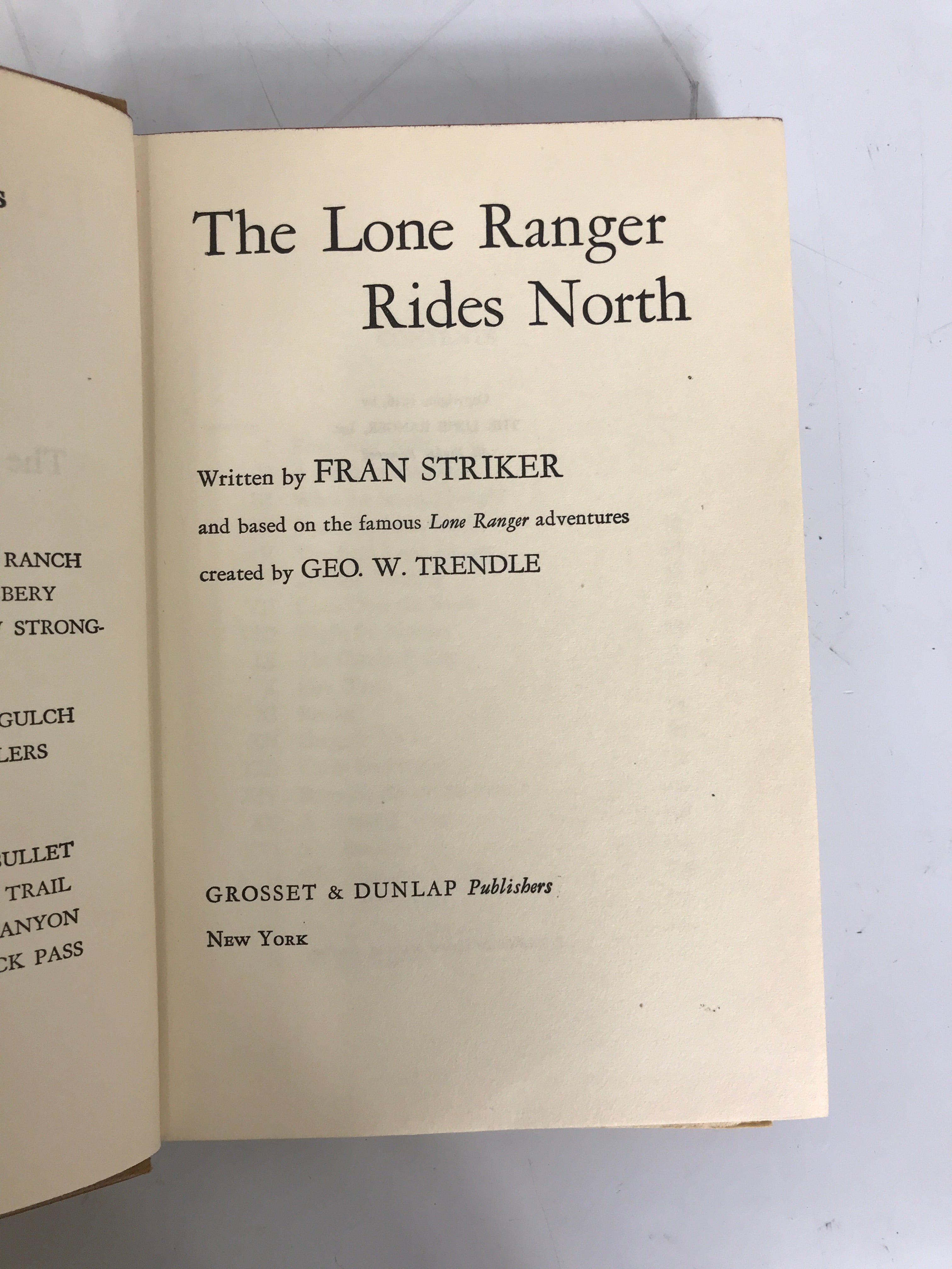 3 Vtg Fiction: Beloved Stranger/The Lone Ranger Rides North/Tomorrow is Forever