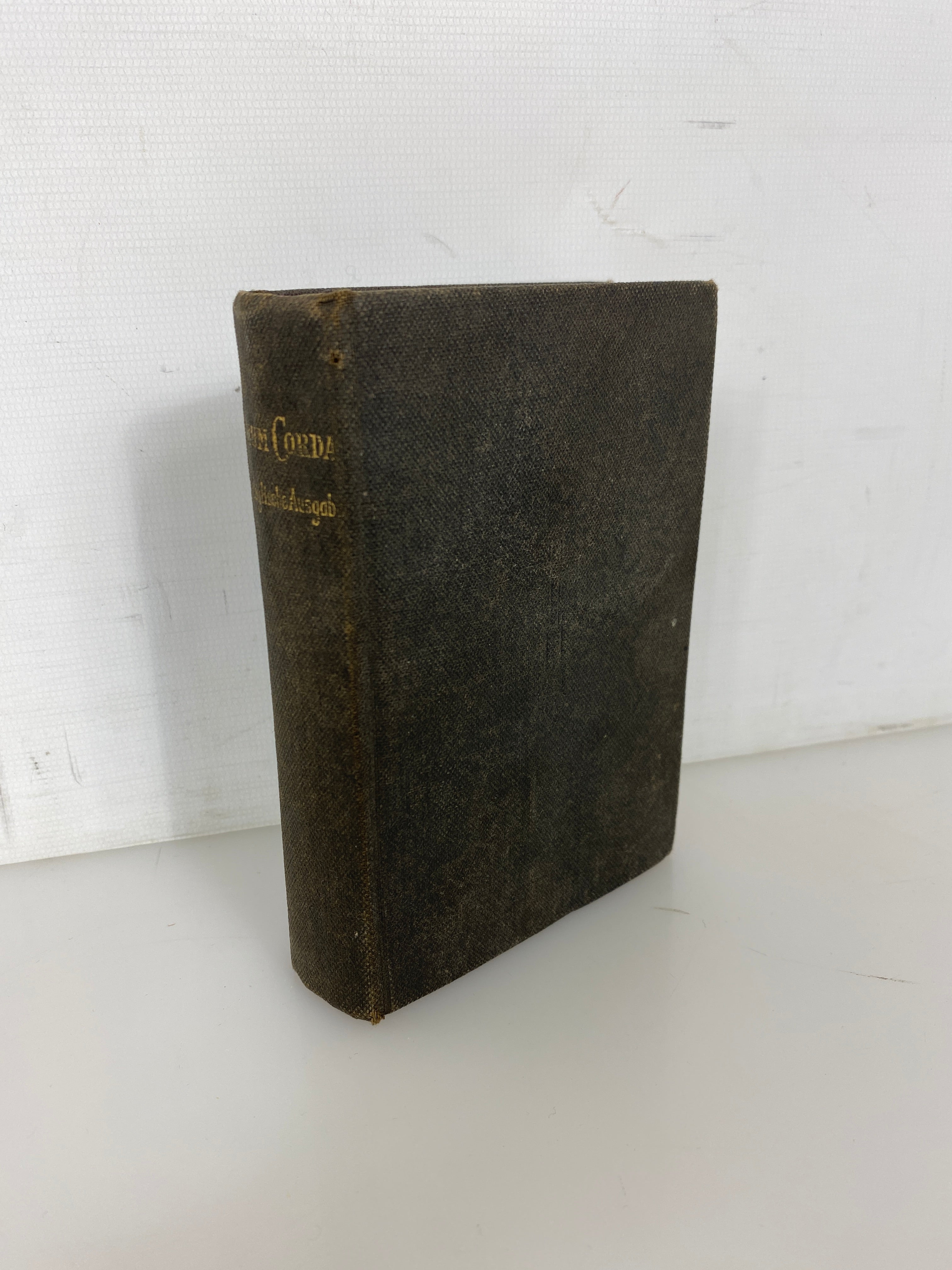 Antique Sursum Corda Hymns & Prayers in English and German 1888 Benziger HC