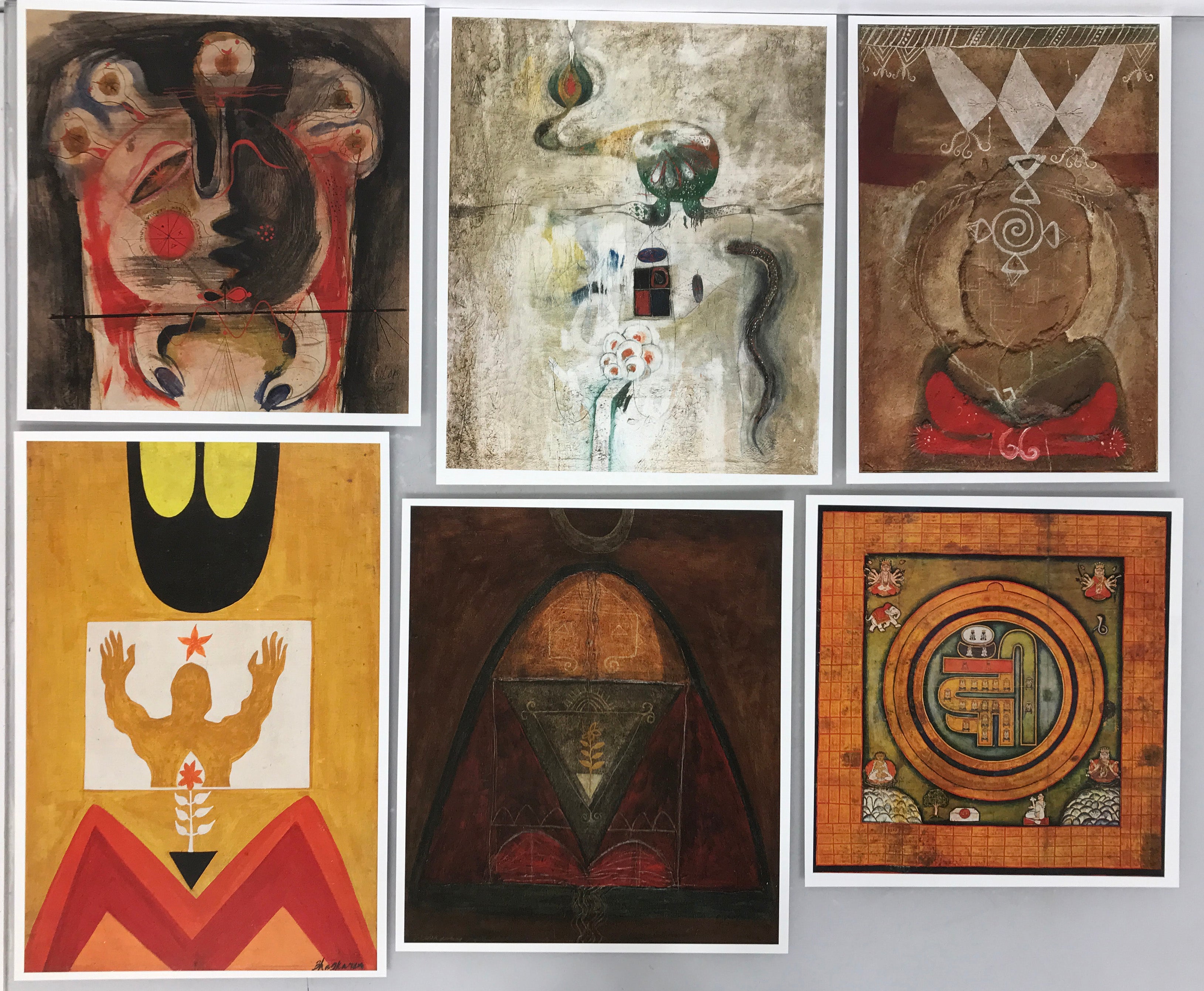 Large Abstract Indian Art Prints