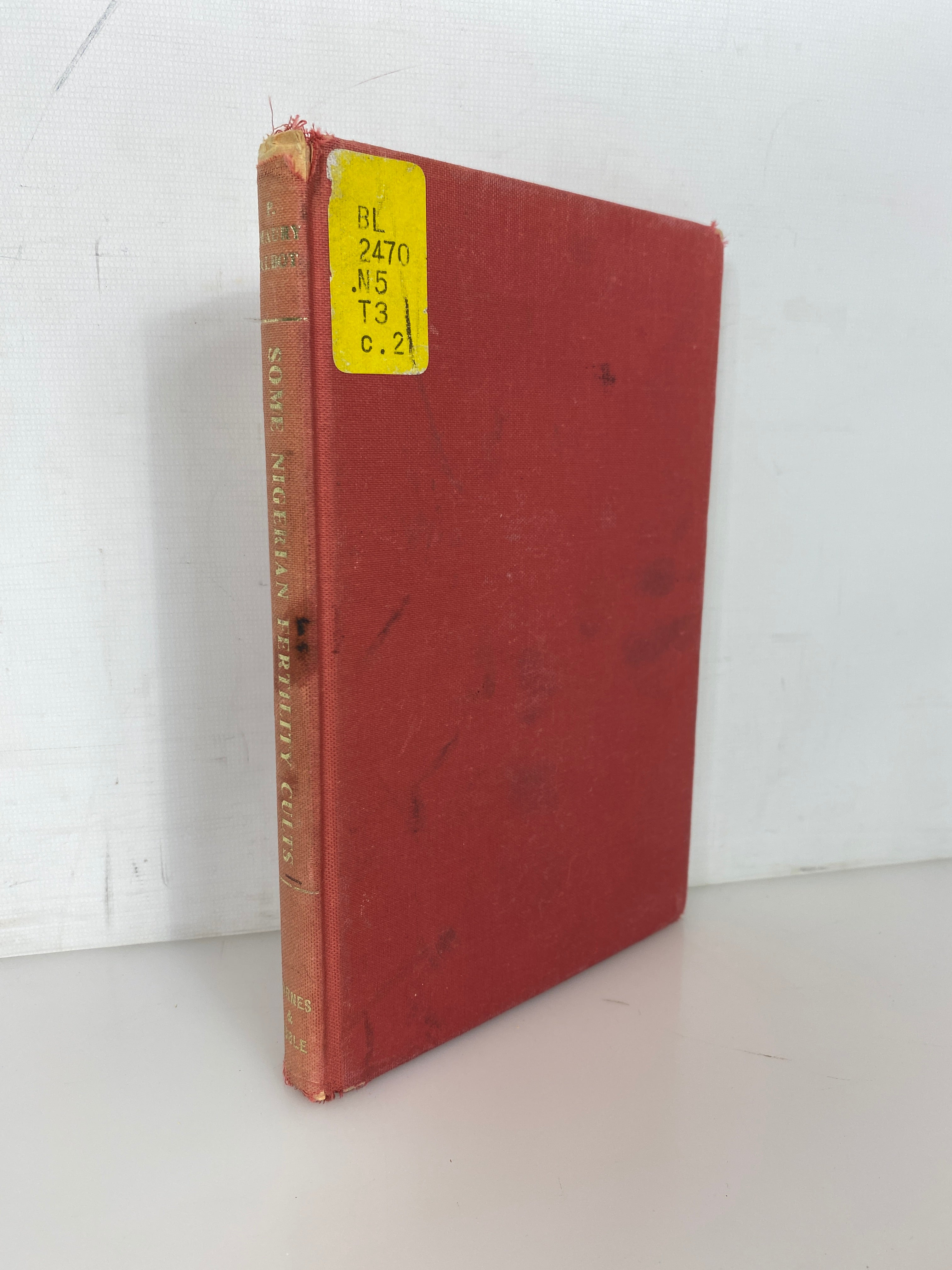 Some Nigerian Fertility Cults P. Amaury Talbot 1967 Ex-Library HC
