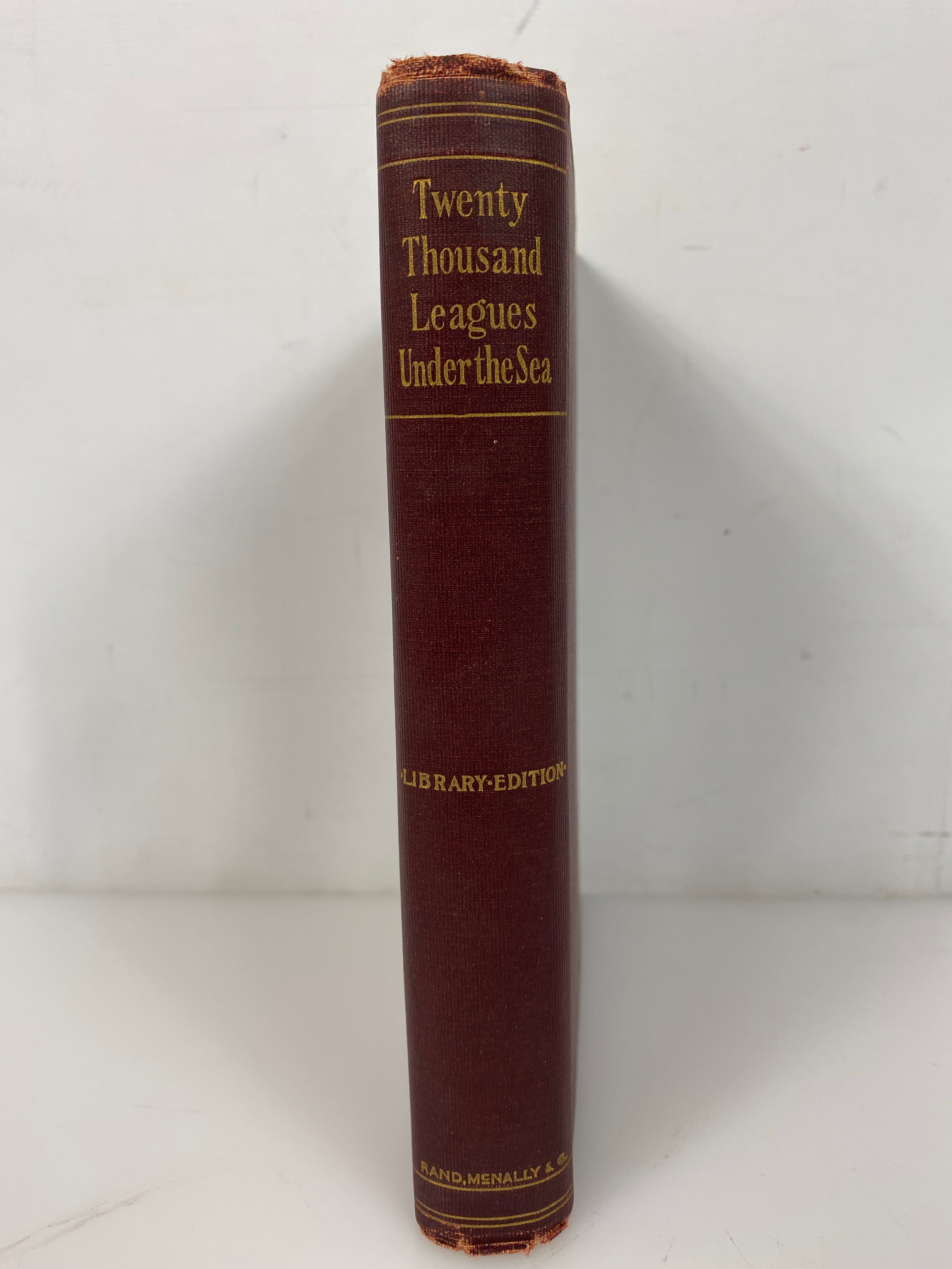 Twenty Thousand Leagues Under the Sea Jules Verne Rand McNally & Company HC