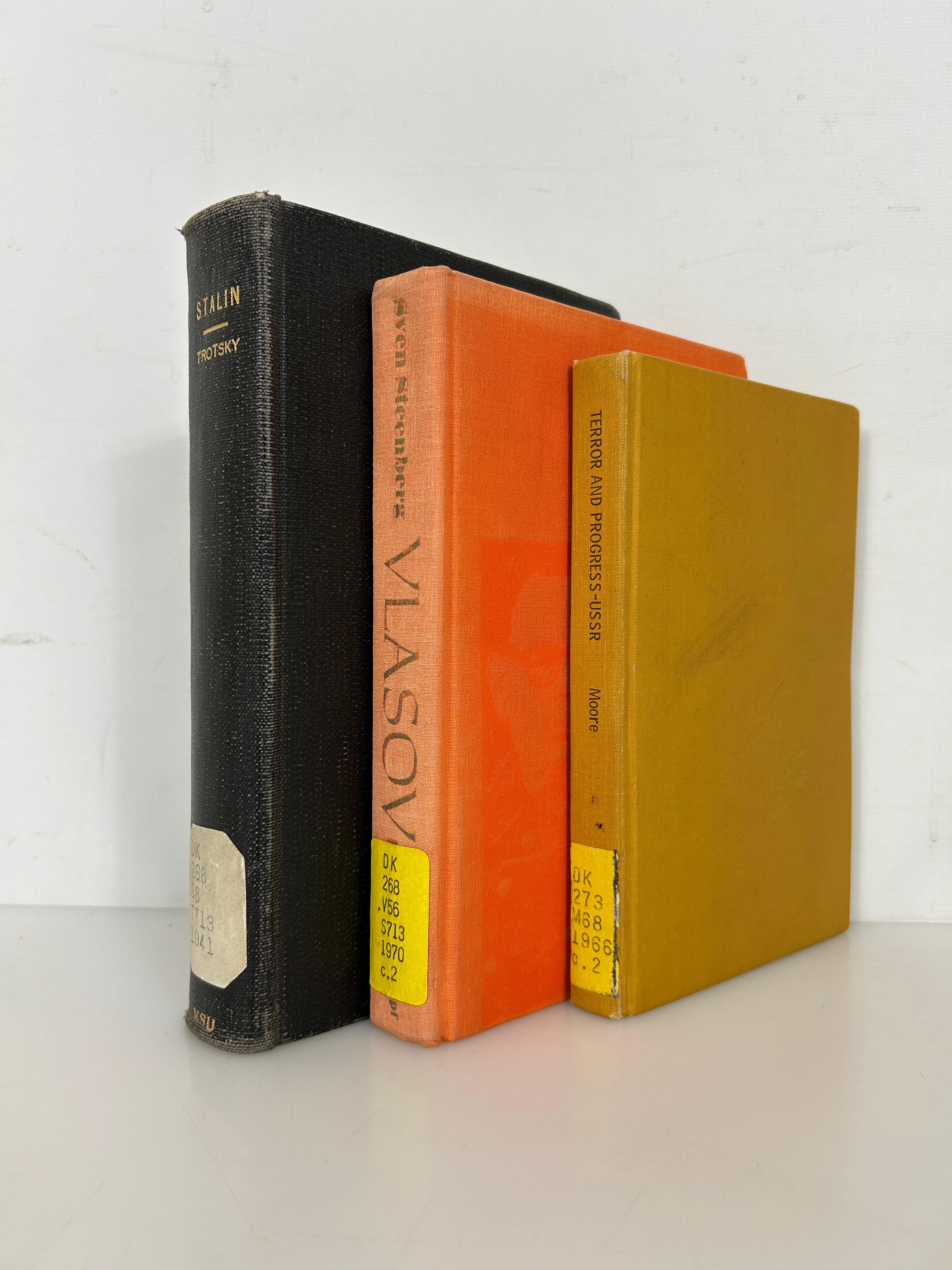 Lot of 3: Stalin (Trotsky)/Terror & Progress-USSR/Vlasov 1941-70 Ex-Library HC