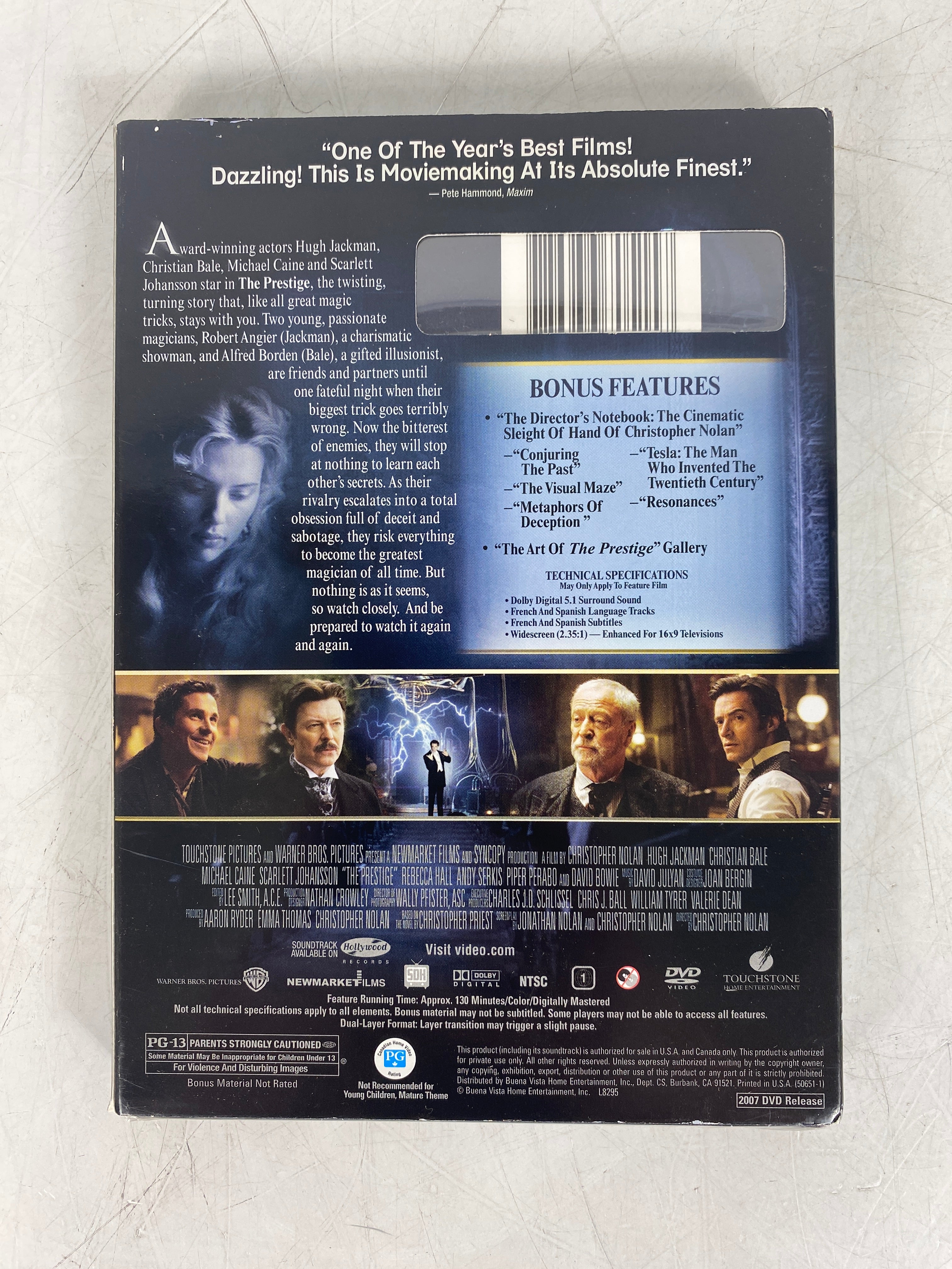 The Prestige DVD New and Sealed 2007