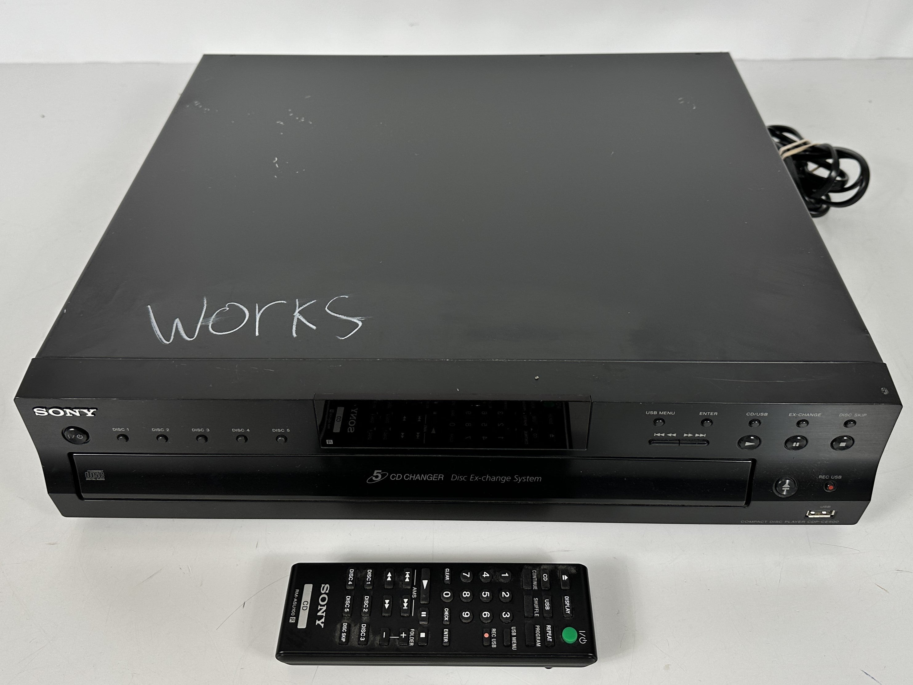 Sony CDP-CE500 5-Disc CD Changer