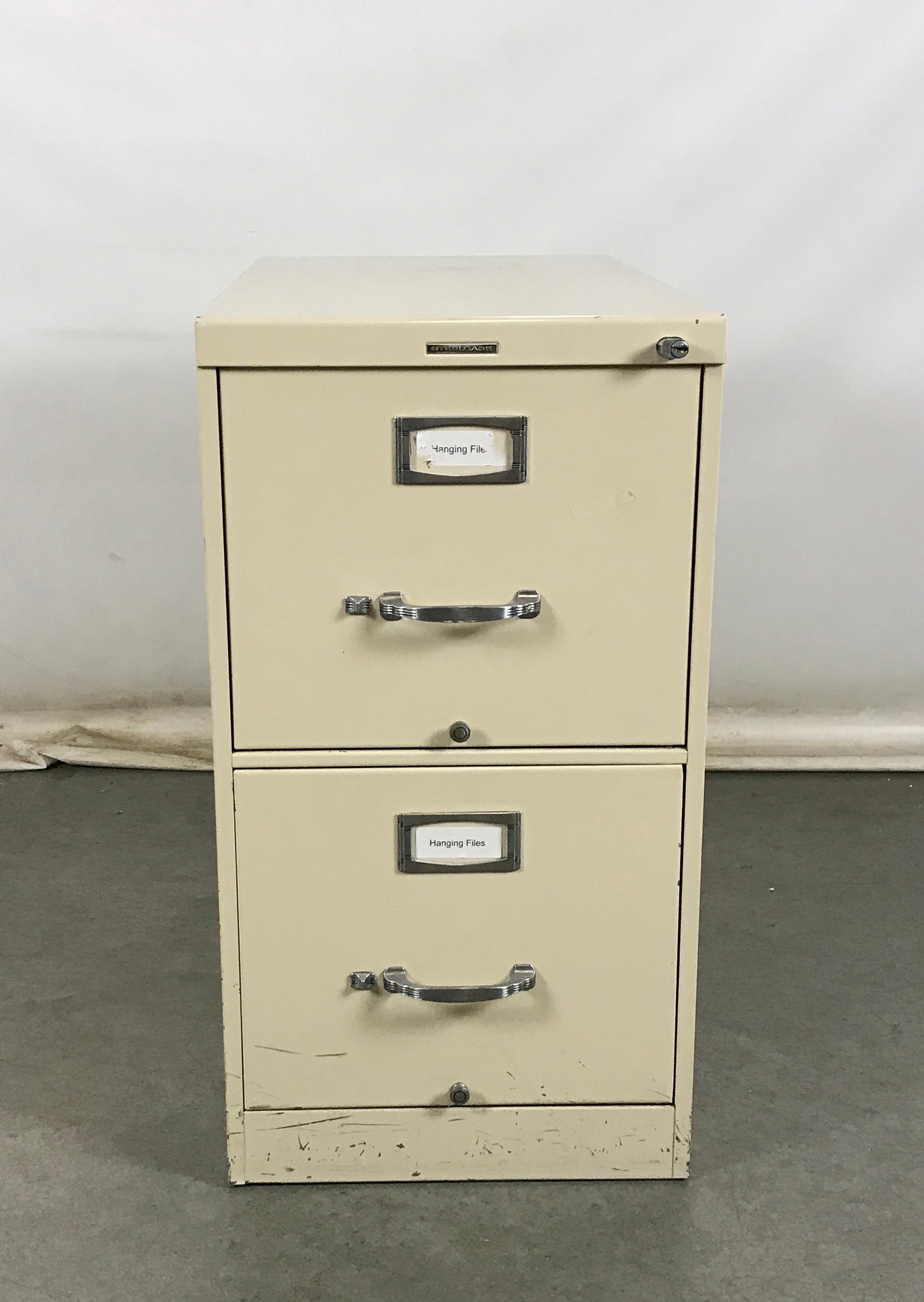 Steelcase Cream 2-Drawer File Cabinet