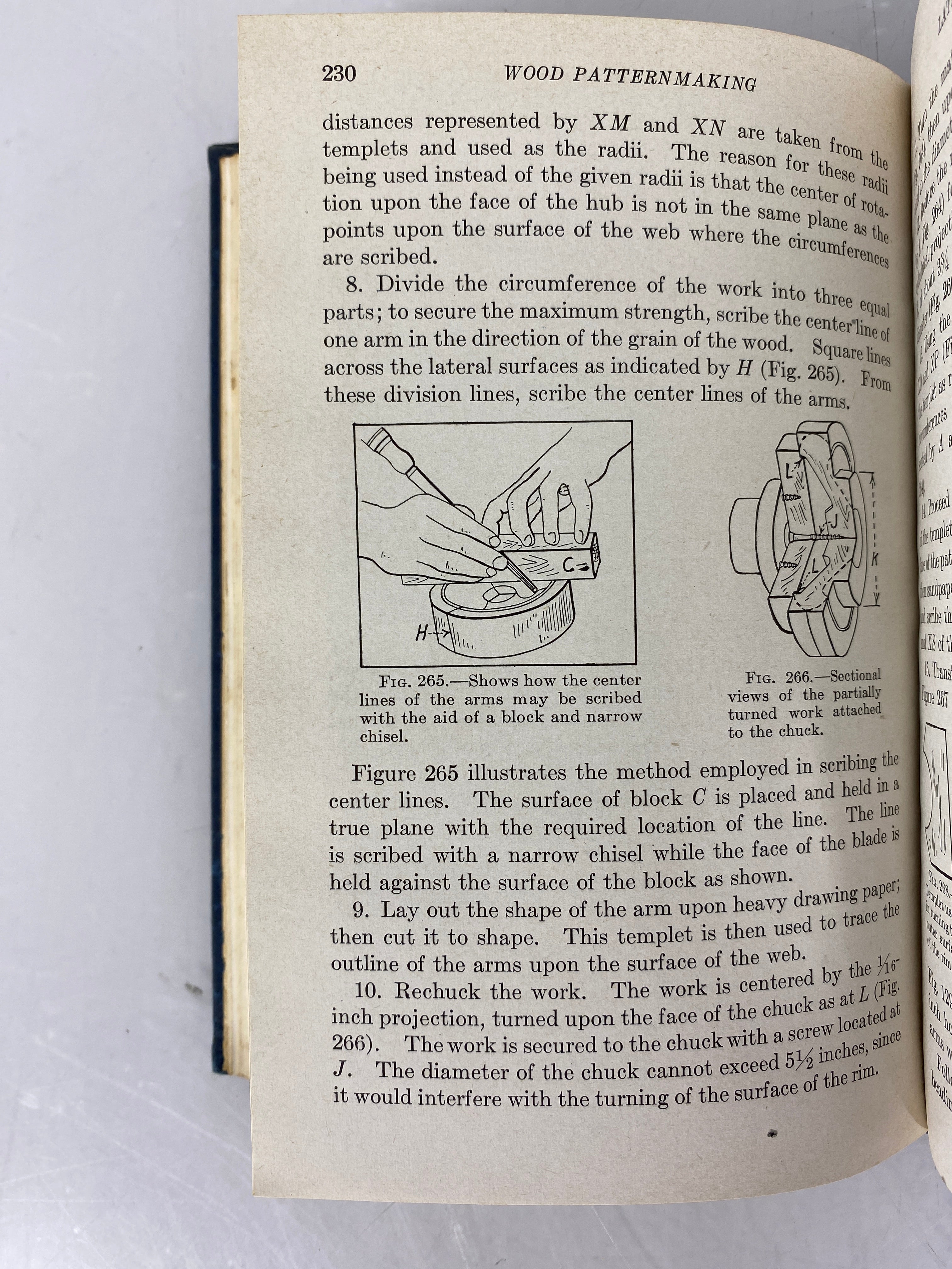 Wood Patternmaking by Herbert McCaslin (1946) Vintage HC