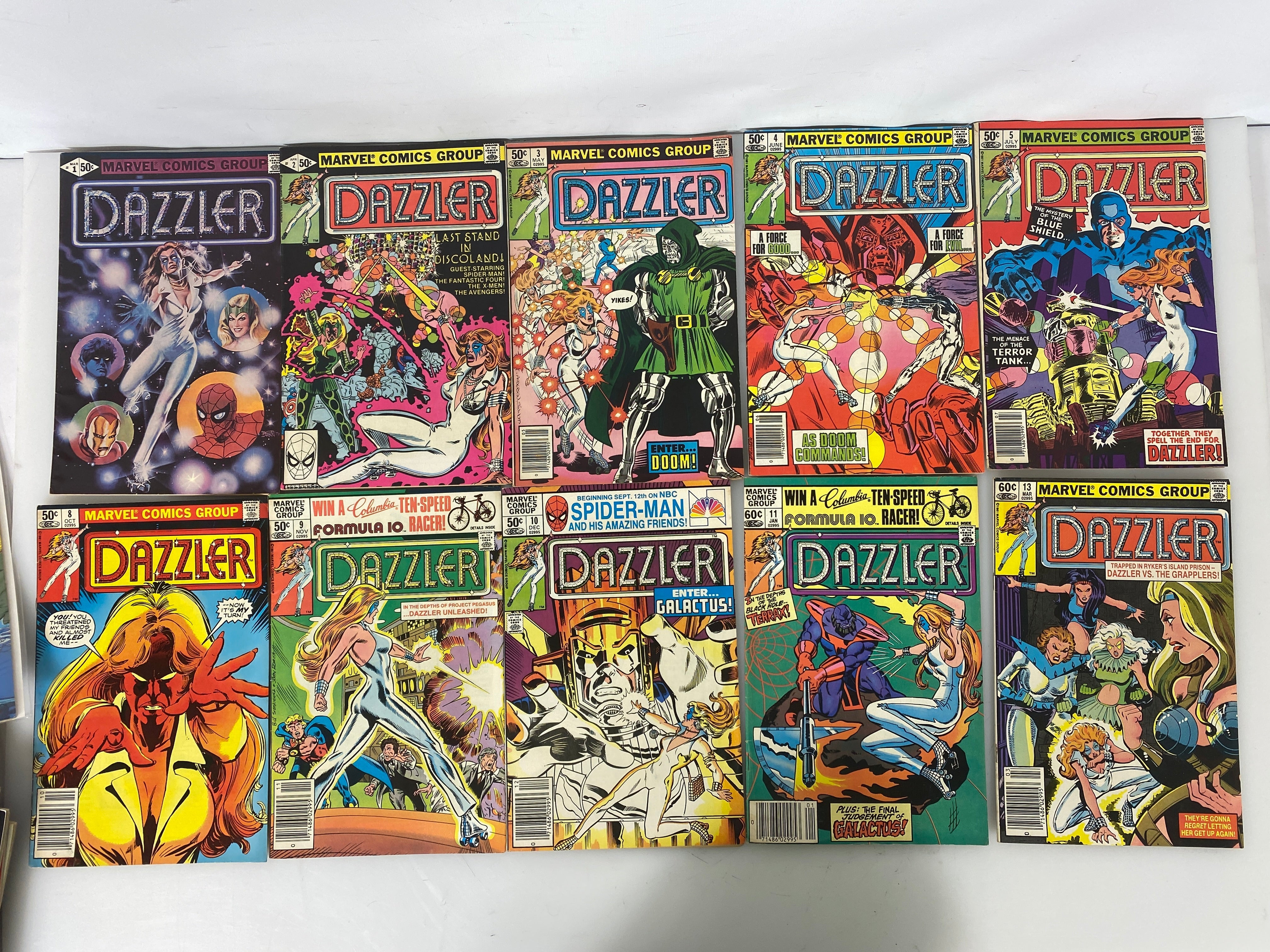 Lot of 20 Dazzler Marvel Comics 1981-1983