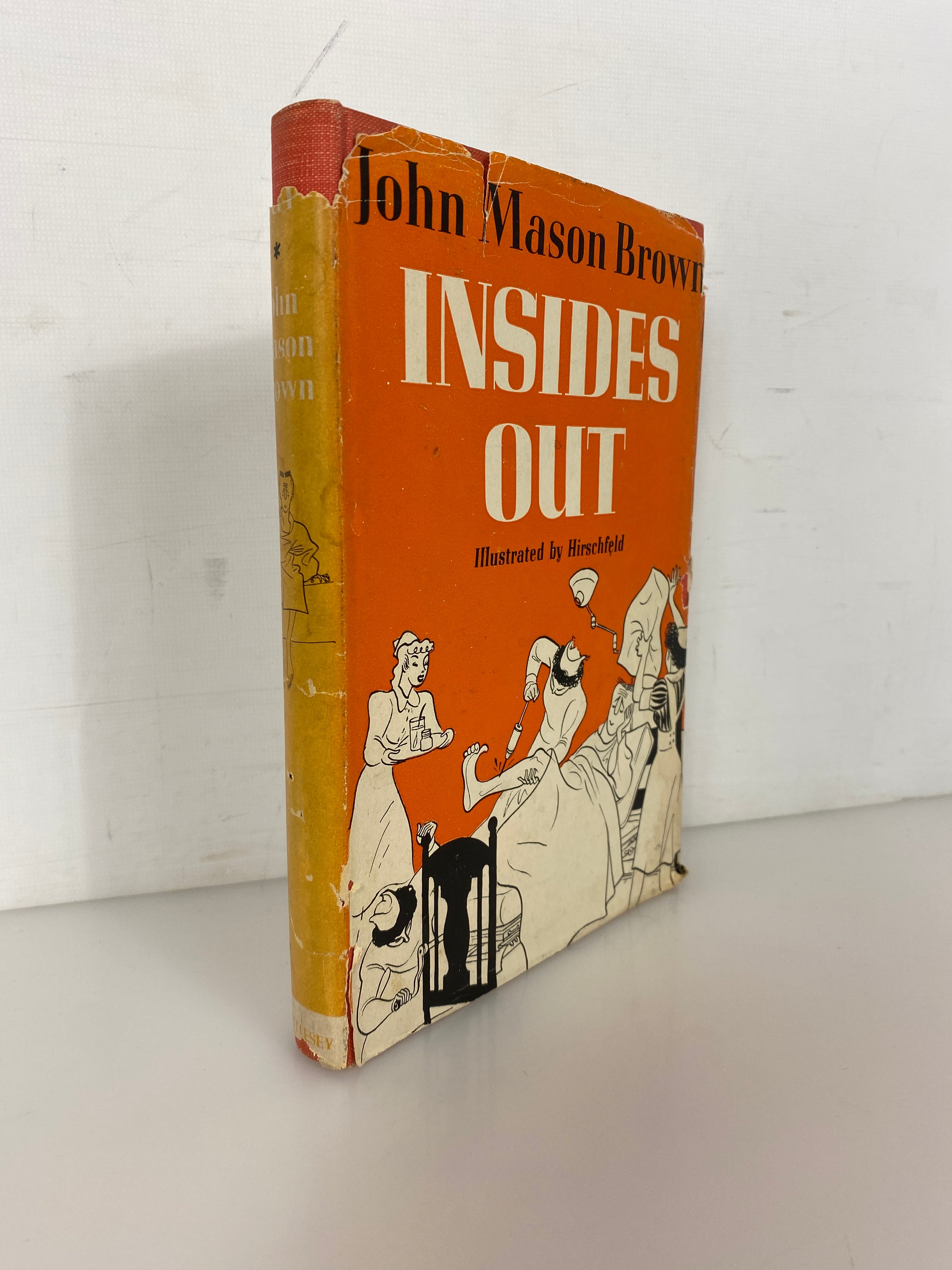 Insides Out by John Mason Brown 1942 Vintage HC DJ
