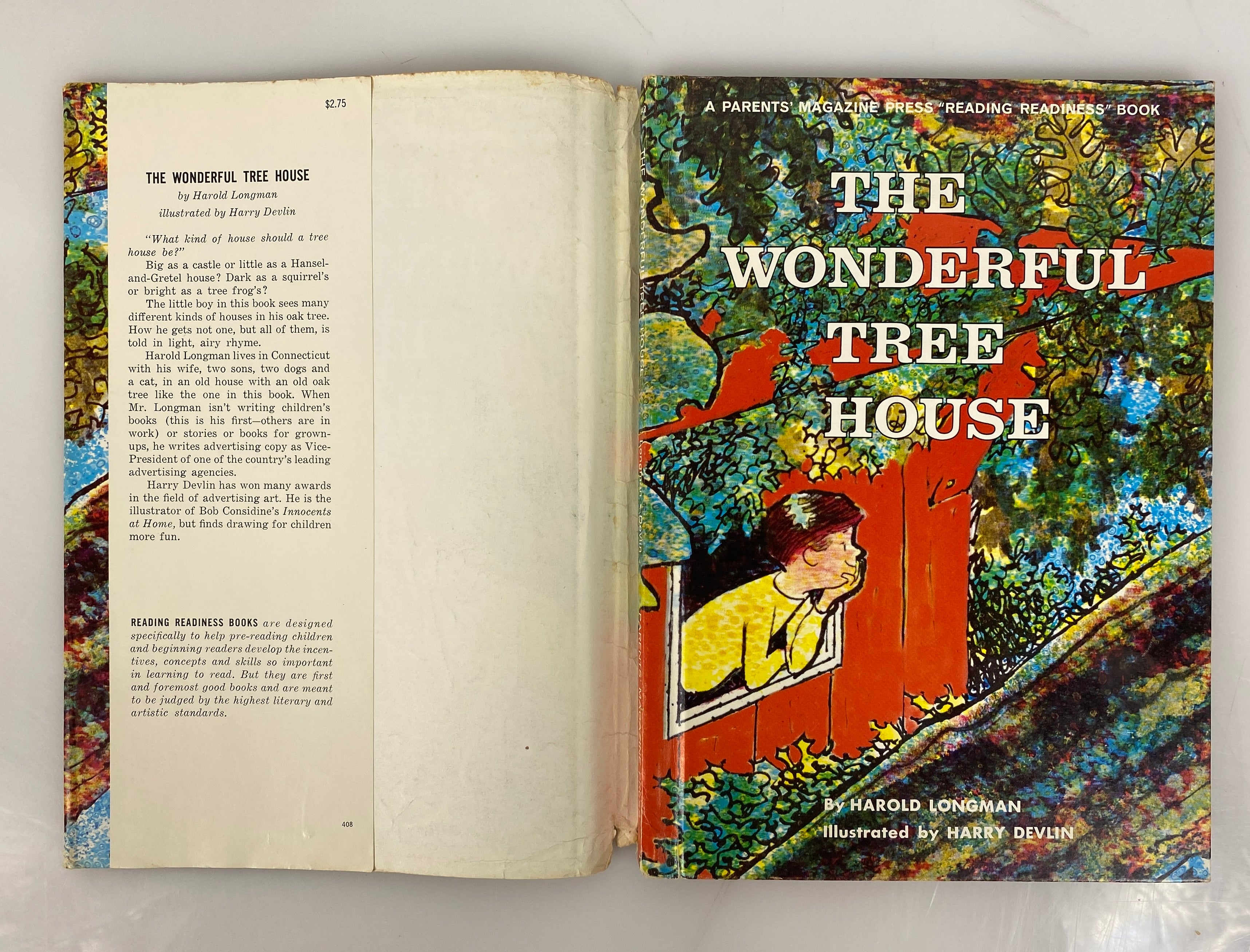 4 Vtg Parents' Magazine Press incl Miss Twiggley's Tree/Wonderful Tree House HC