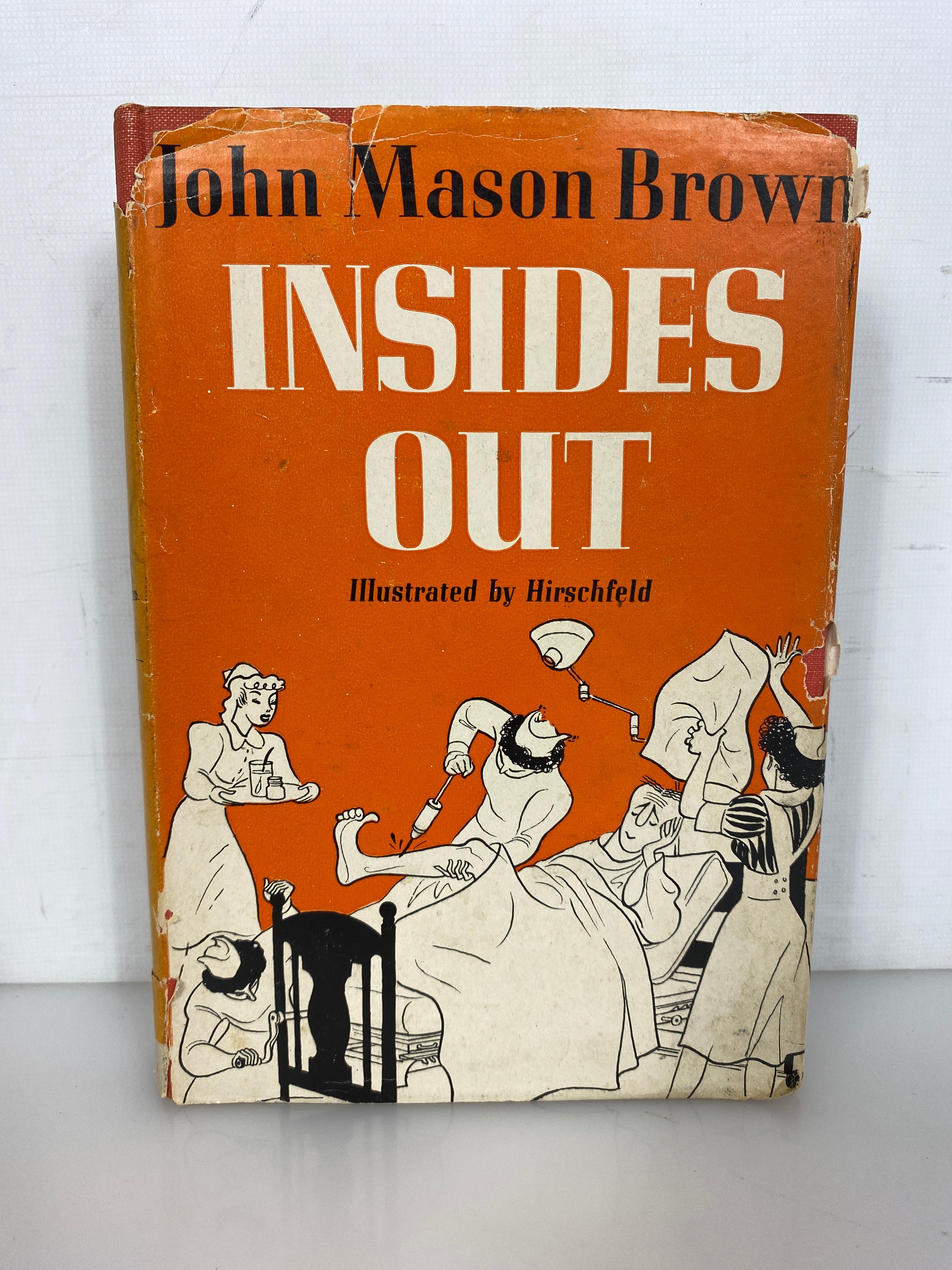 Insides Out by John Mason Brown 1942 Vintage HC DJ