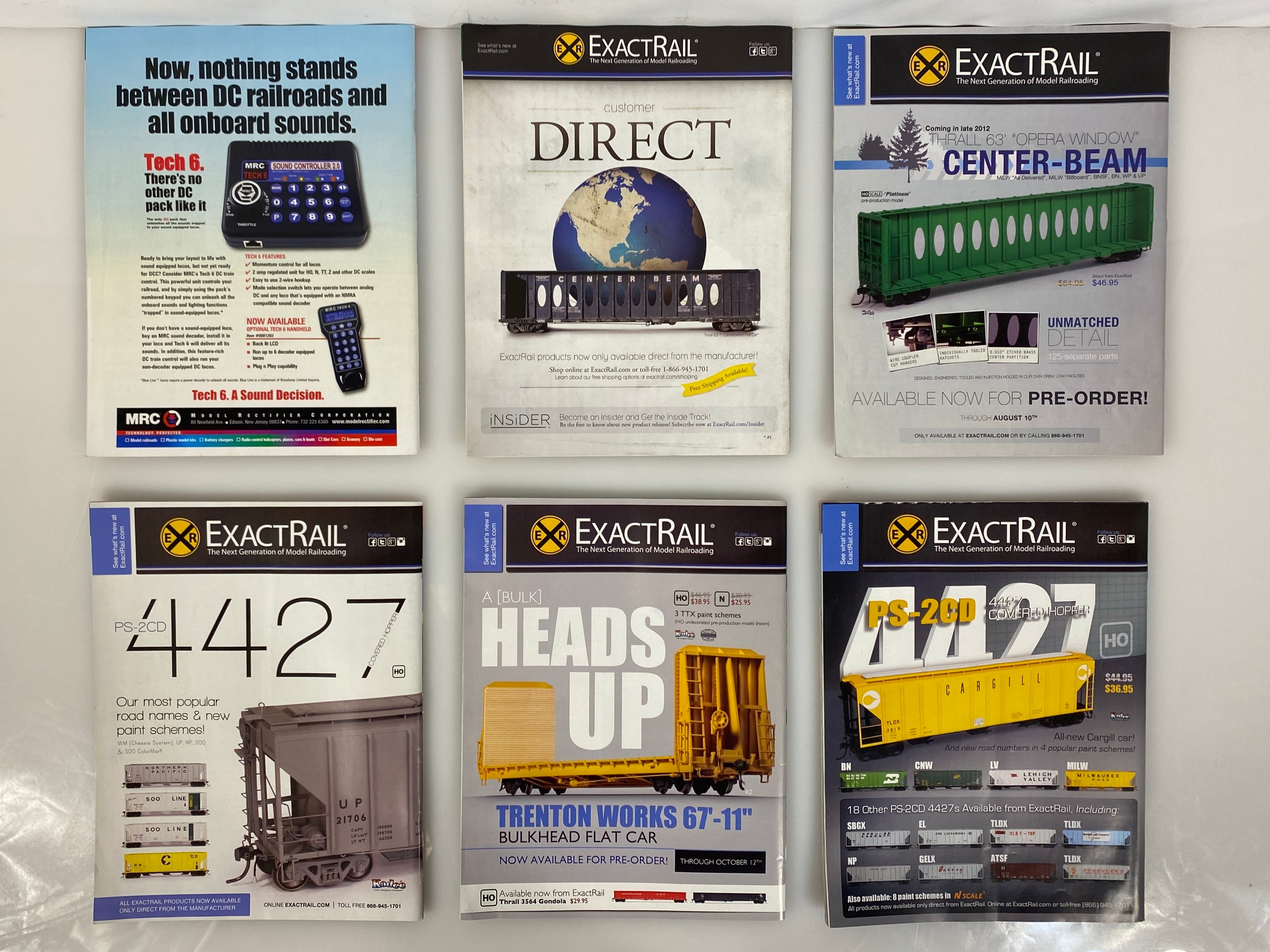 Lot of 12 Model Railroader Magazine (2012 Complete Year)