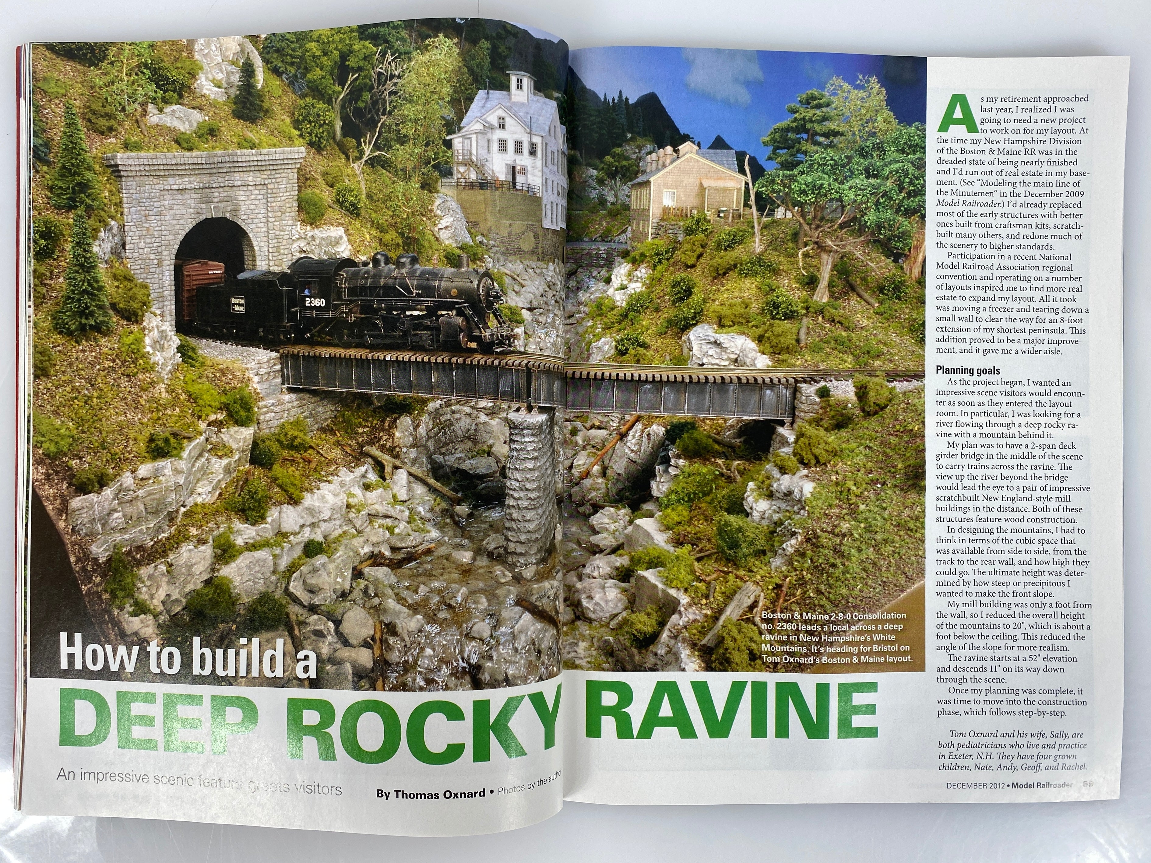 Lot of 12 Model Railroader Magazine (2012 Complete Year)