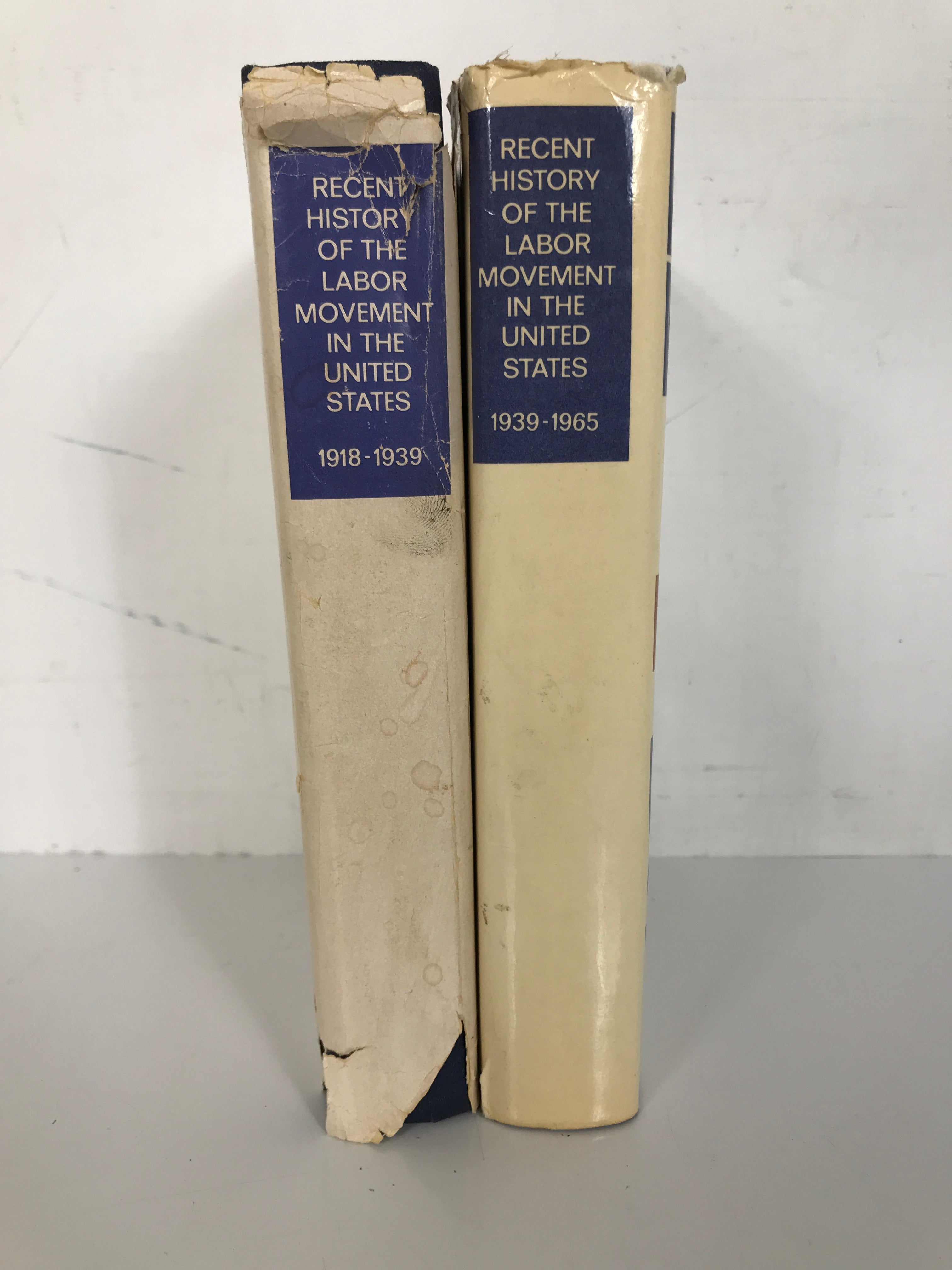 2 Vols: Recent History of the Labor Movement 1st Printing 1977-1979 HC DJ
