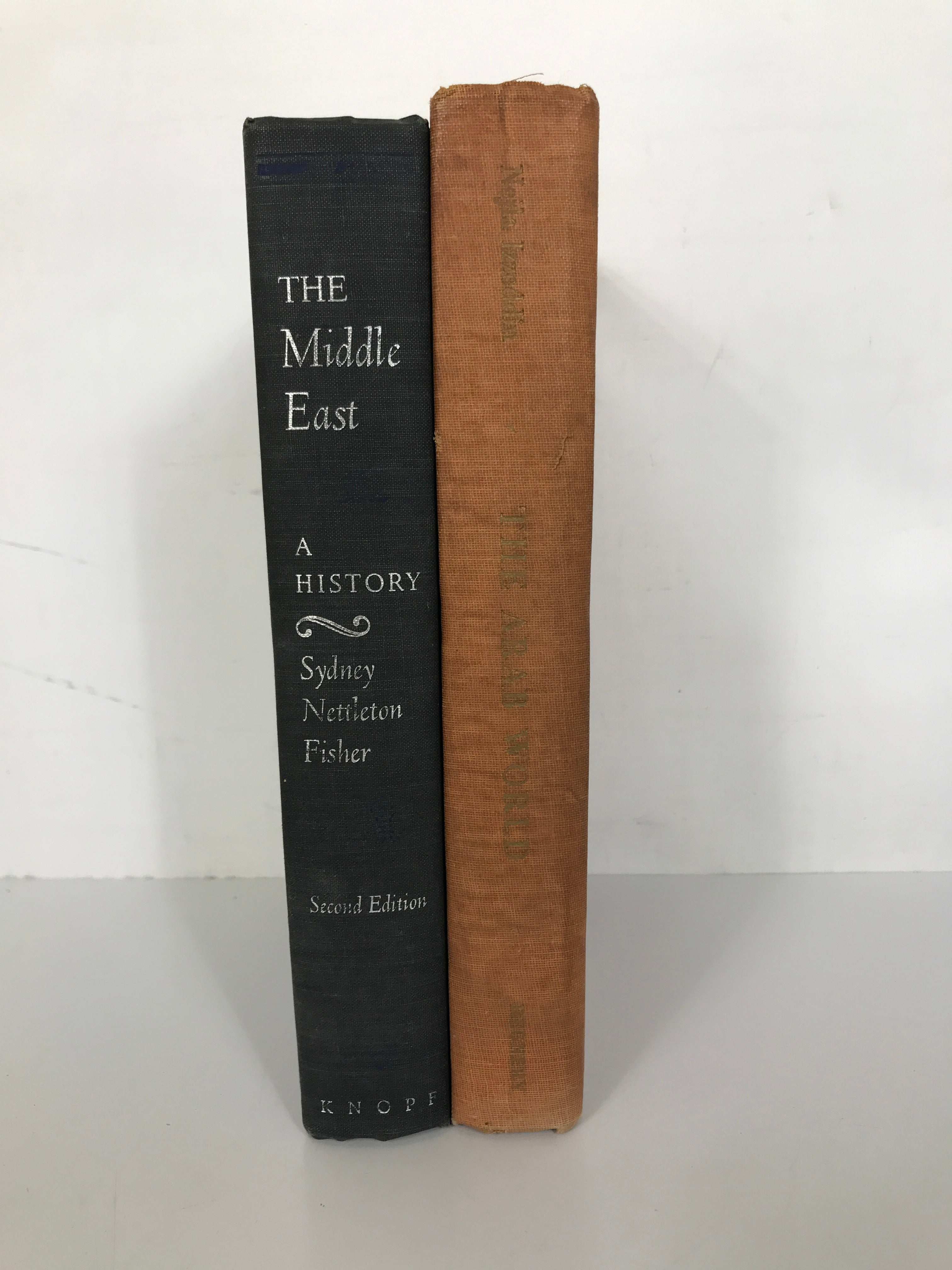 Lot of 2: The Arab World by Izzeddin 1953/The Middle East by Fisher 1969 HC
