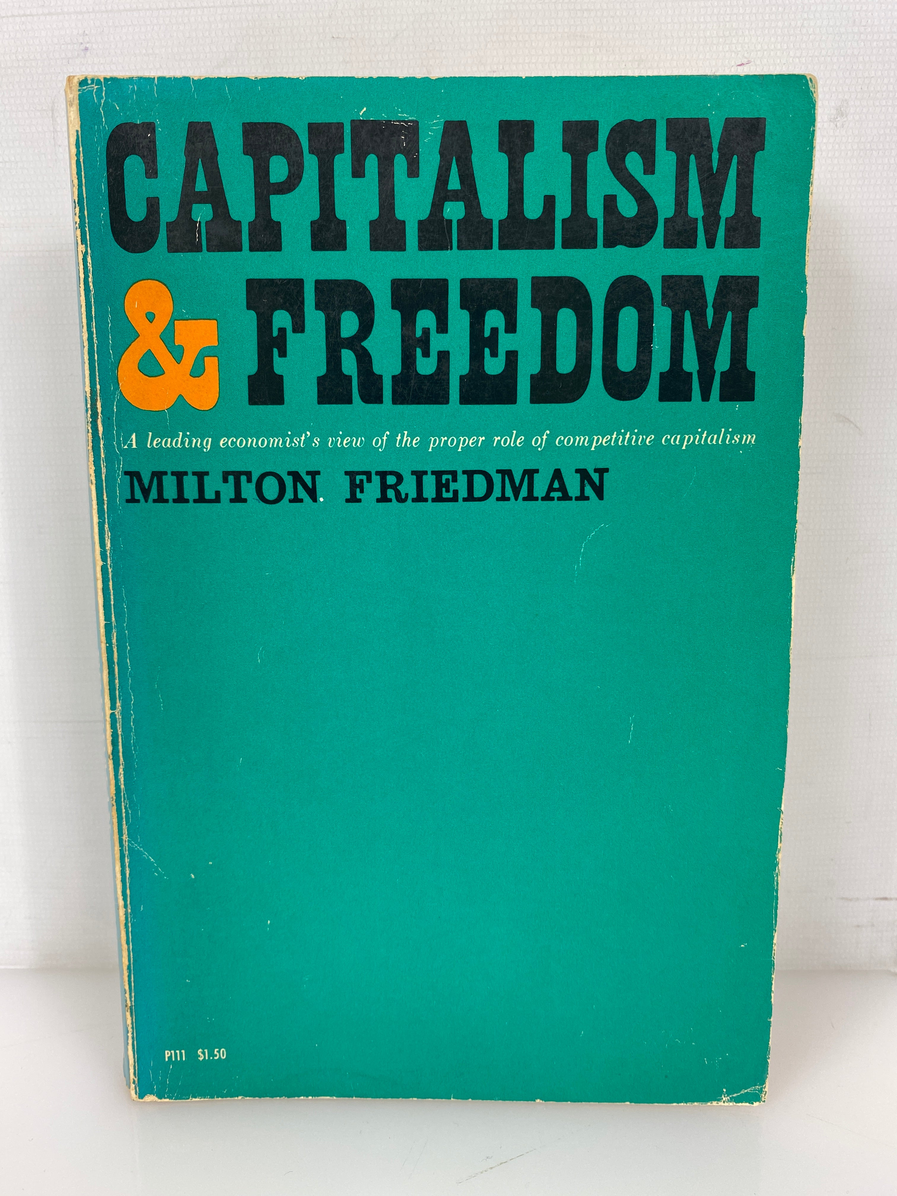 Capitalism & Freedom by Milton Friedman 1969 9th Impression SC