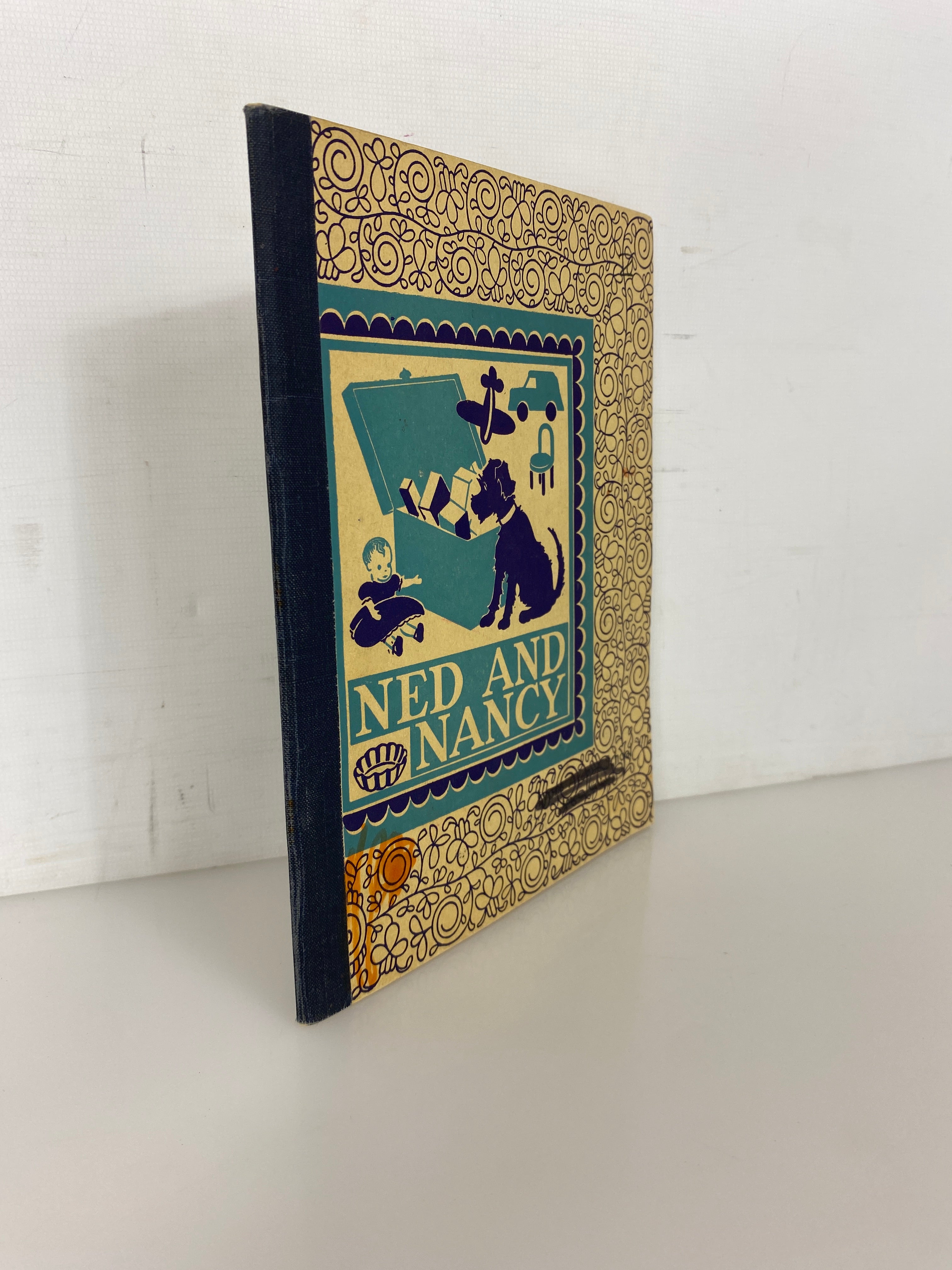 Ned and Nancy 1946 Vintage Children's Reading Book DC Heath SC